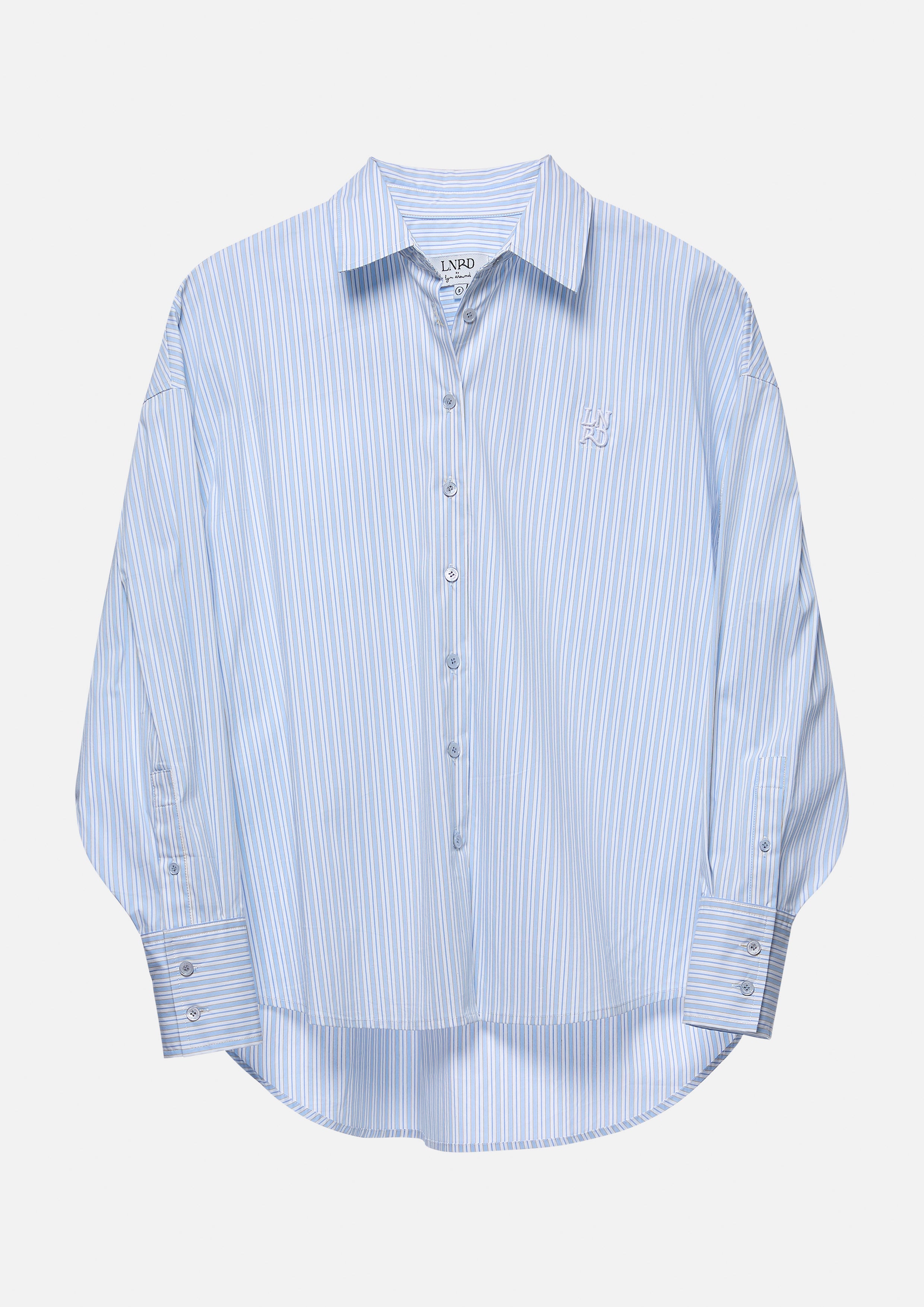 Logo Stripe Long Sleeve Shirt Signature