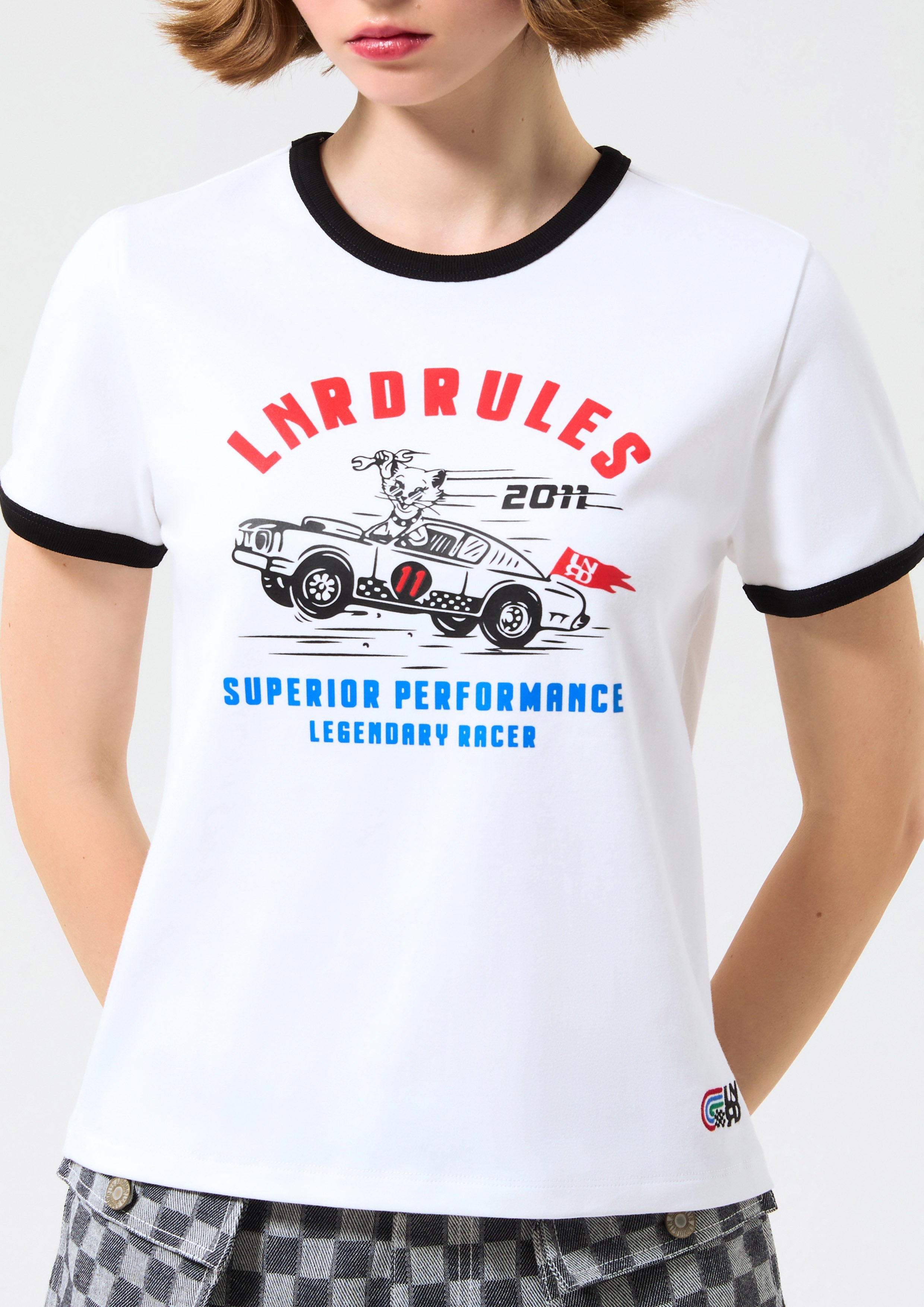 เสื้อยืดแขนสั้นพิมพ์ลาย คอลเลกชัน Speed Voyard