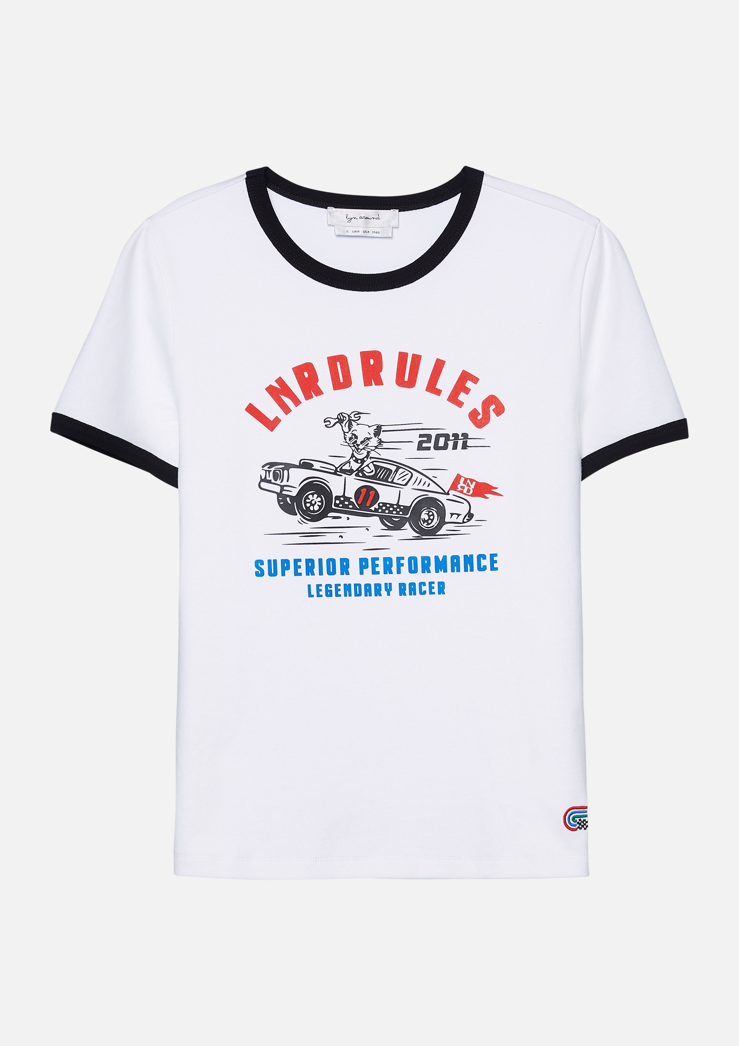 เสื้อยืดแขนสั้นพิมพ์ลาย คอลเลกชัน Speed Voyard