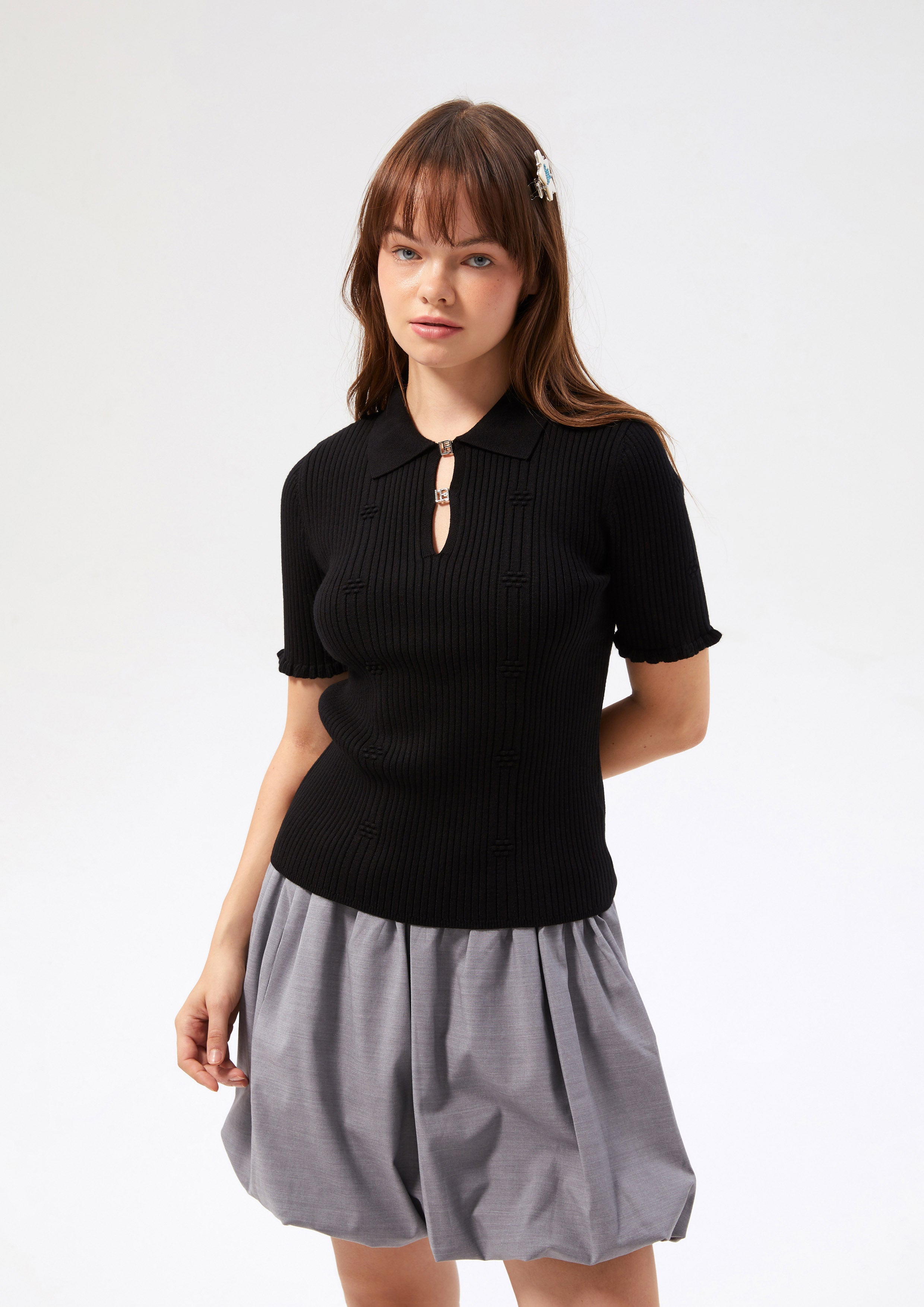 เสื้อแขนสั้นผ้าริบ คอลเลกชัน Like a Virgin