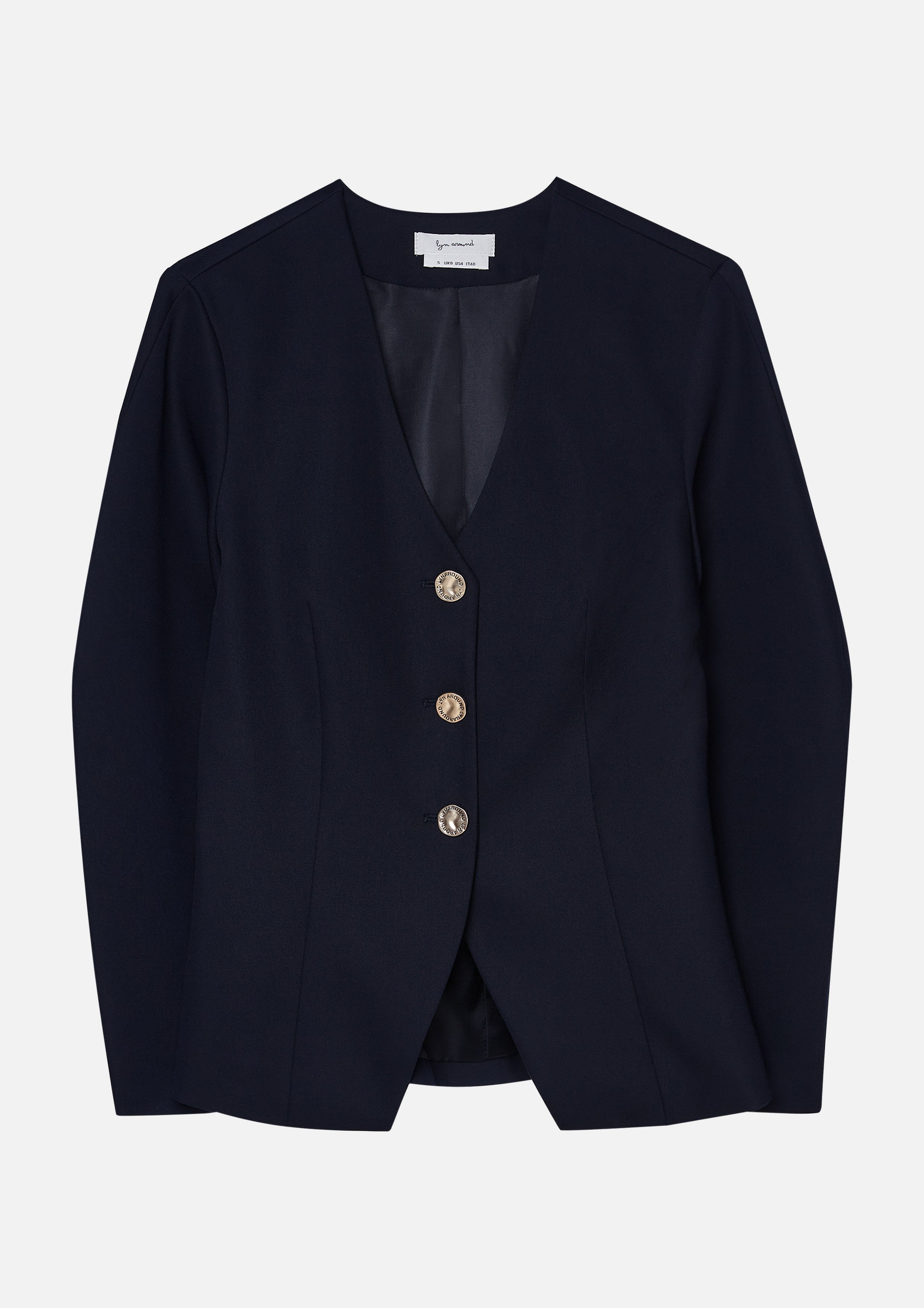 เสื้อเบลเซอร์แขนยาวทรงหลวม คอลเลกชัน Cruise to the Full Bloom