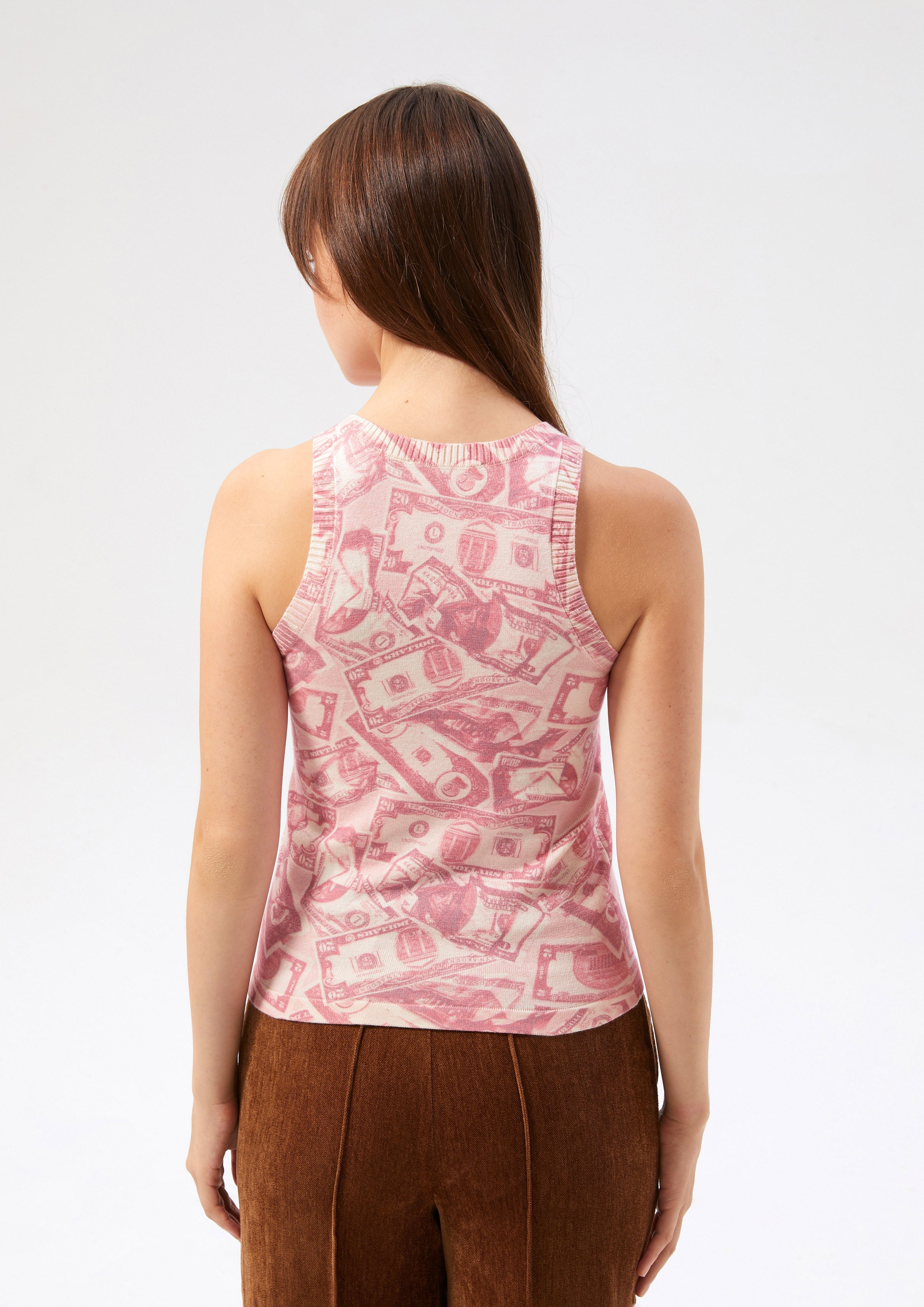 เสื้อกล้ามผ้านิตพิมพ์ลายกราฟฟิค คอลเลกชัน Like a Virgin