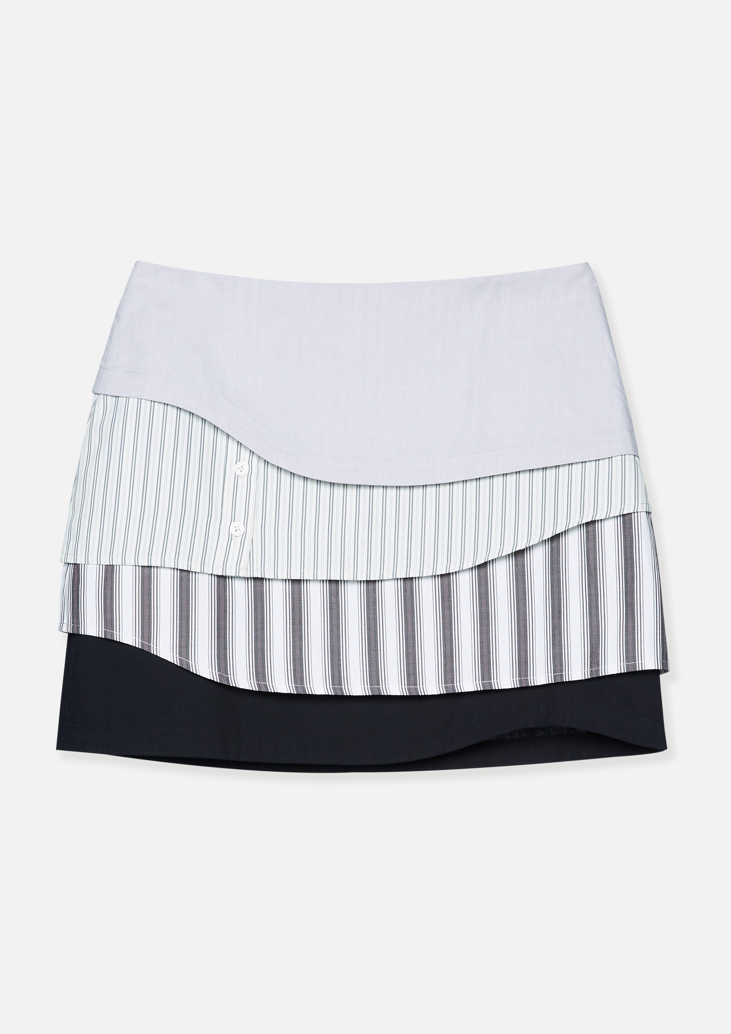 กระโปรงสั้นเลเยอร์ผ้าแพทช์ คอลเลกชัน Working on Board