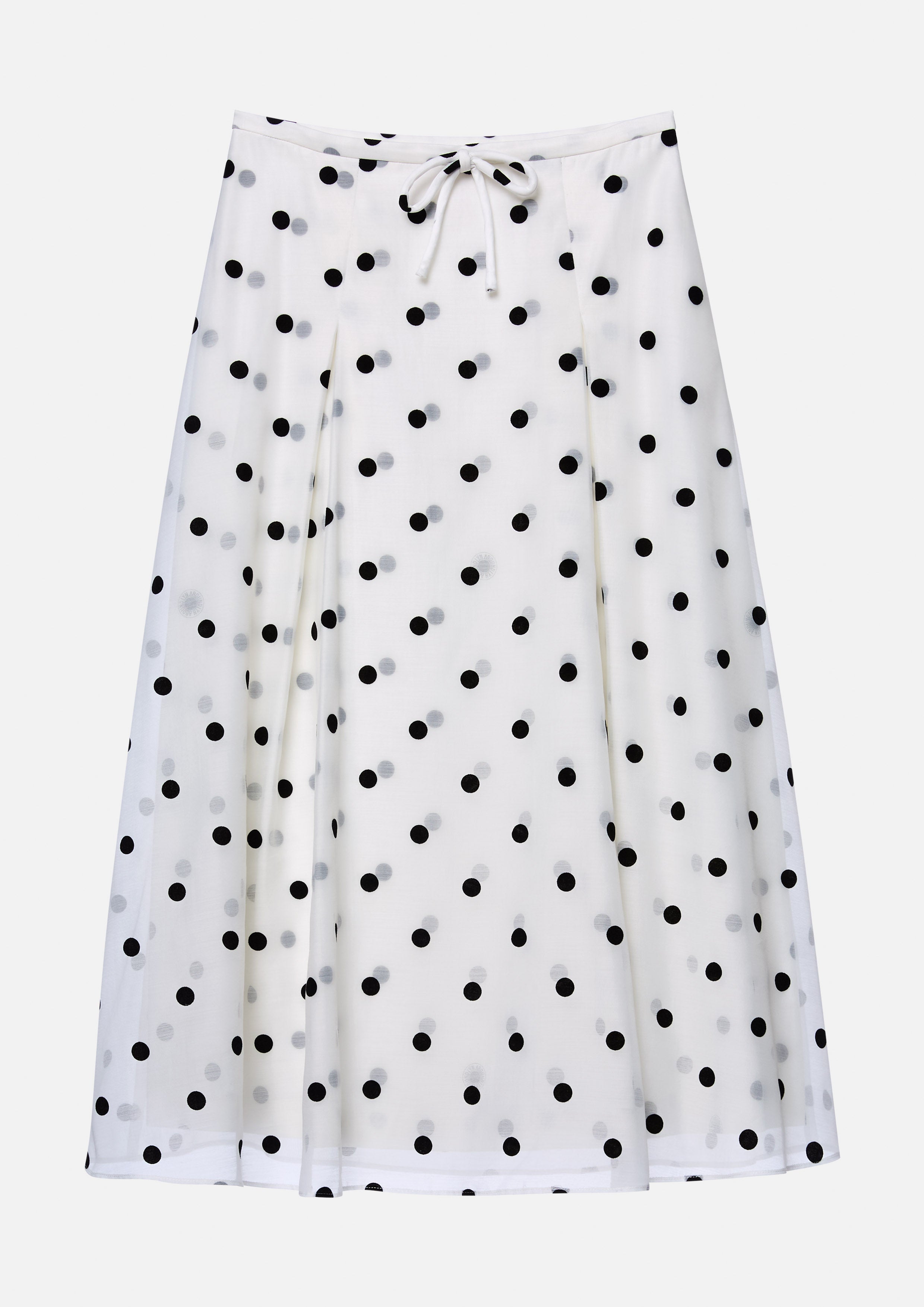 Polkadot Sheer Layered Mini Skirt Material Girl