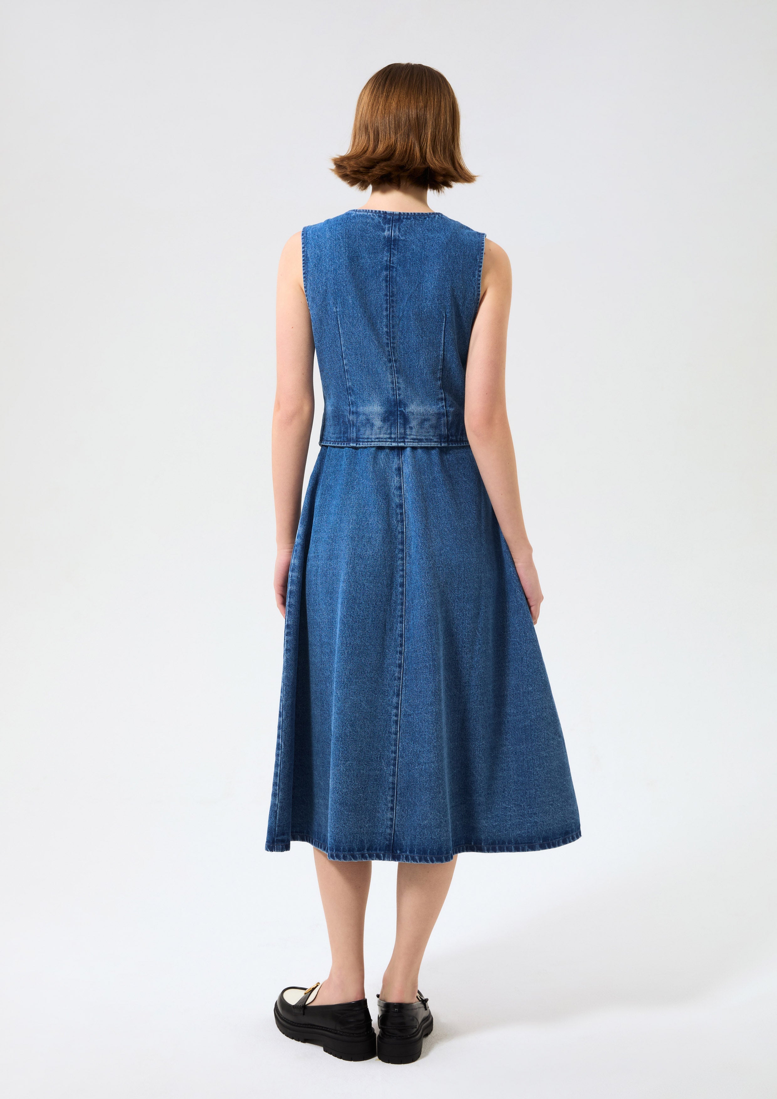 Embroidered Denim Dress Miracle Voyard