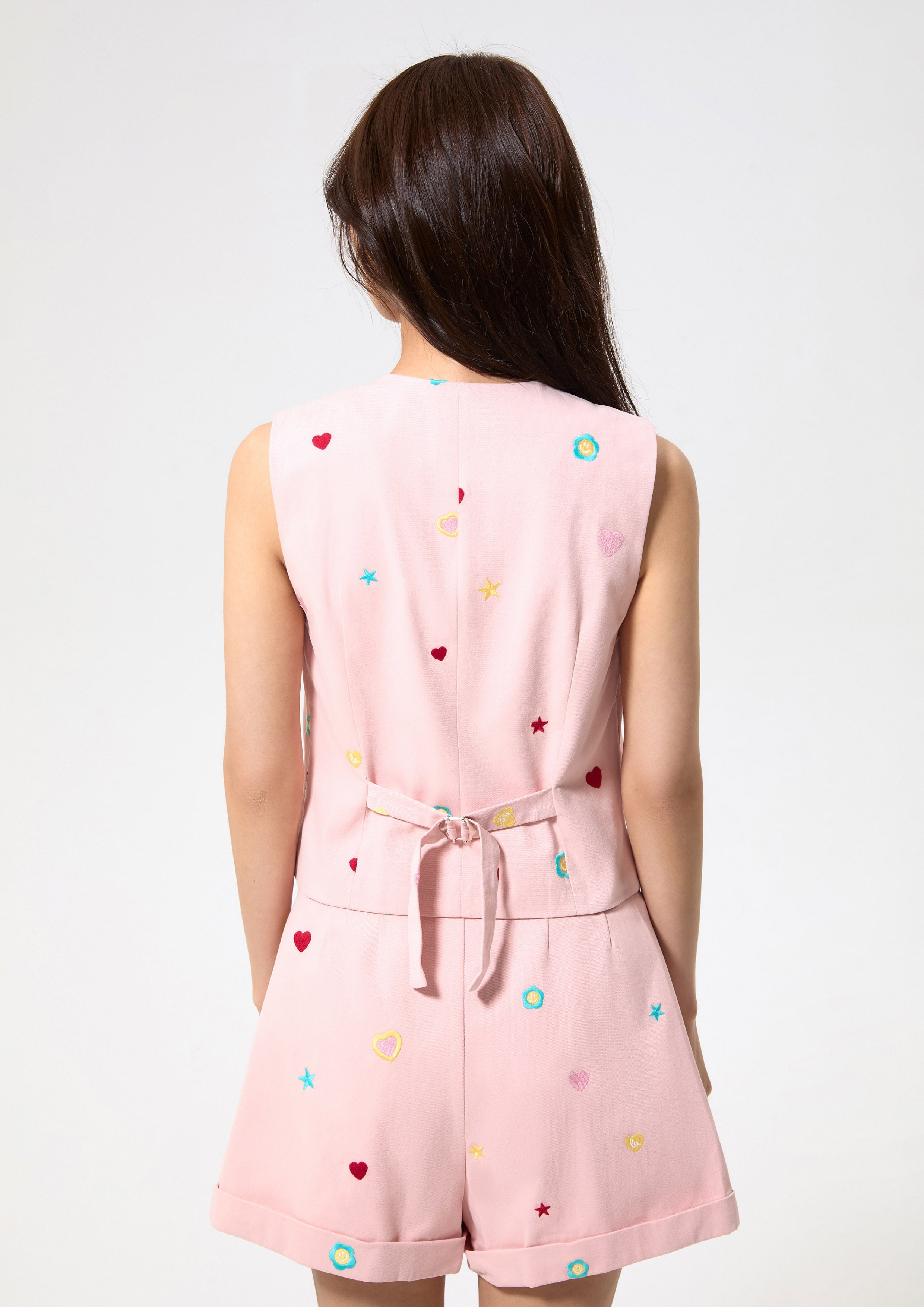 Sticker Print Vest Like a Virgin