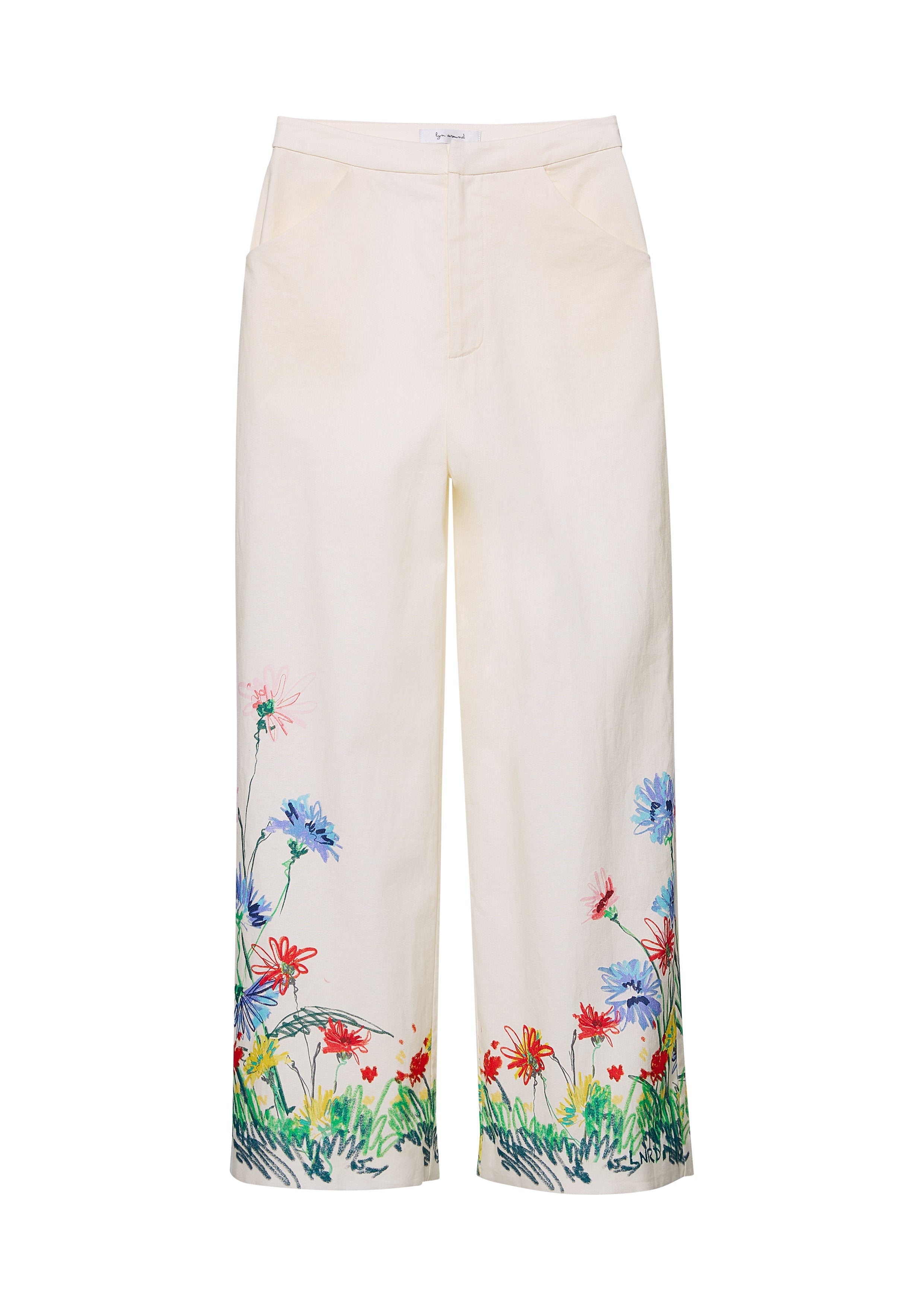 กางเกงขายาวพิมพ์ลาย คอลเลกชัน Cruise to the Full Bloom