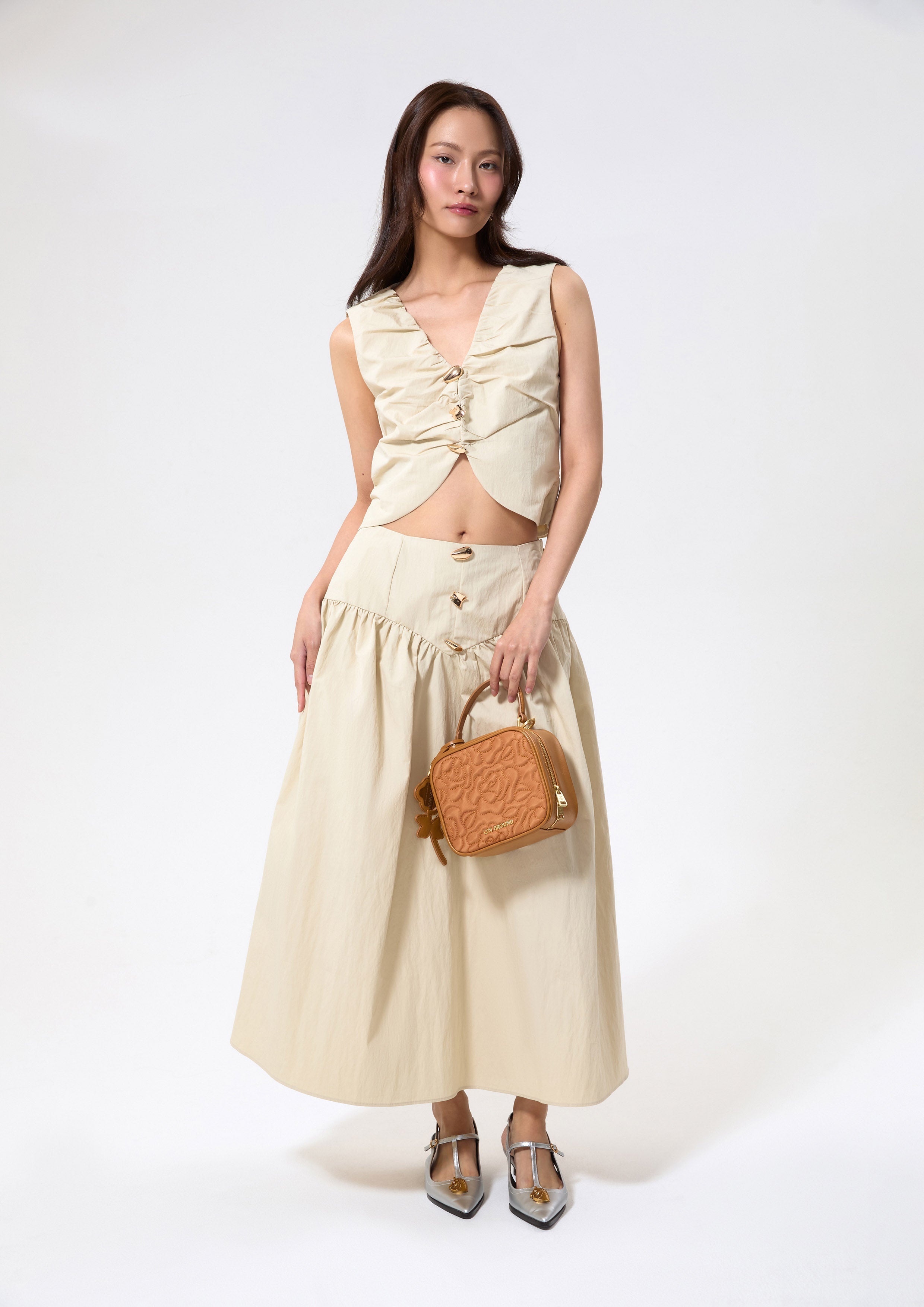 เสื้อแขนกุดชายเสื้อเคิฟ คอลเลกชัน Blossom Elegance