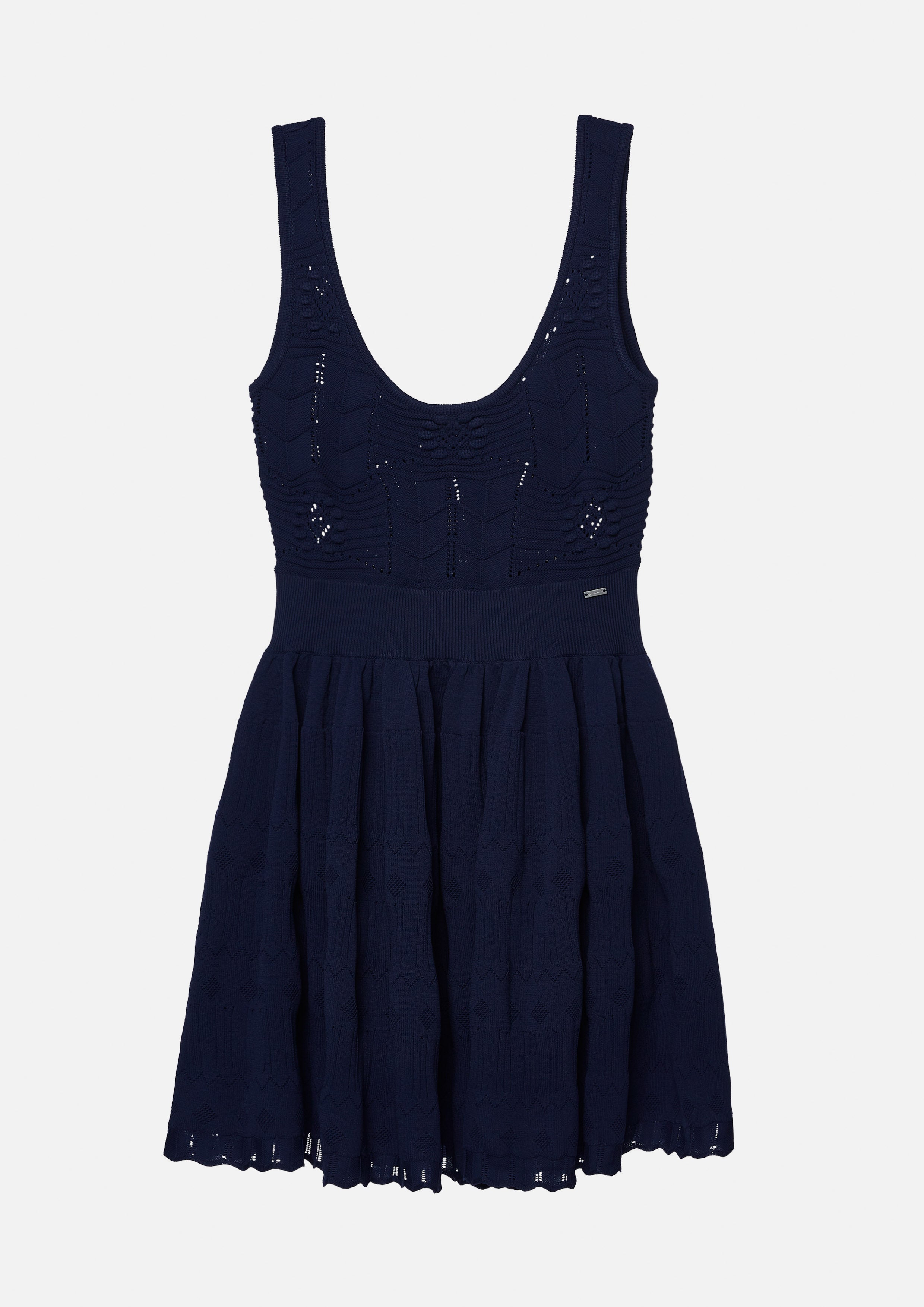 Crochet Sleeveless Mini Dress Bloom Affair