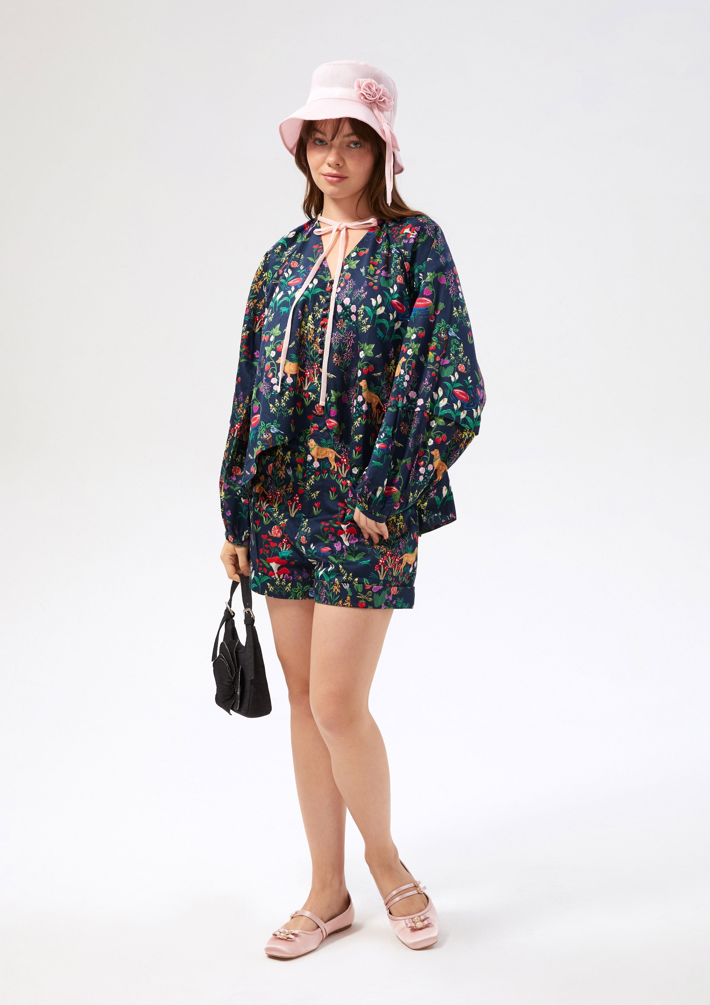 Floral Long Sleeve Blouse Bloom Affair