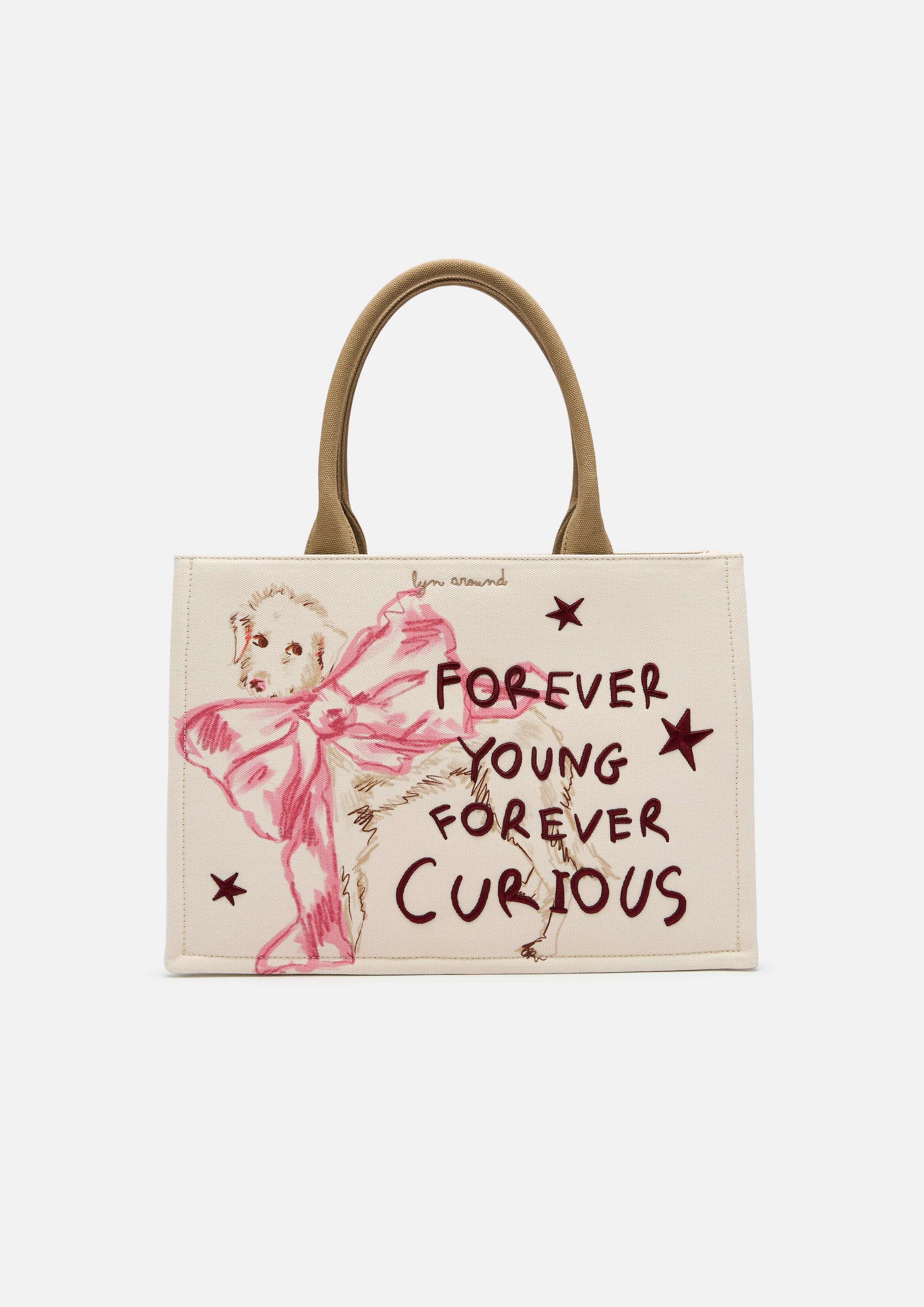 Ruban Rose Tote Bag