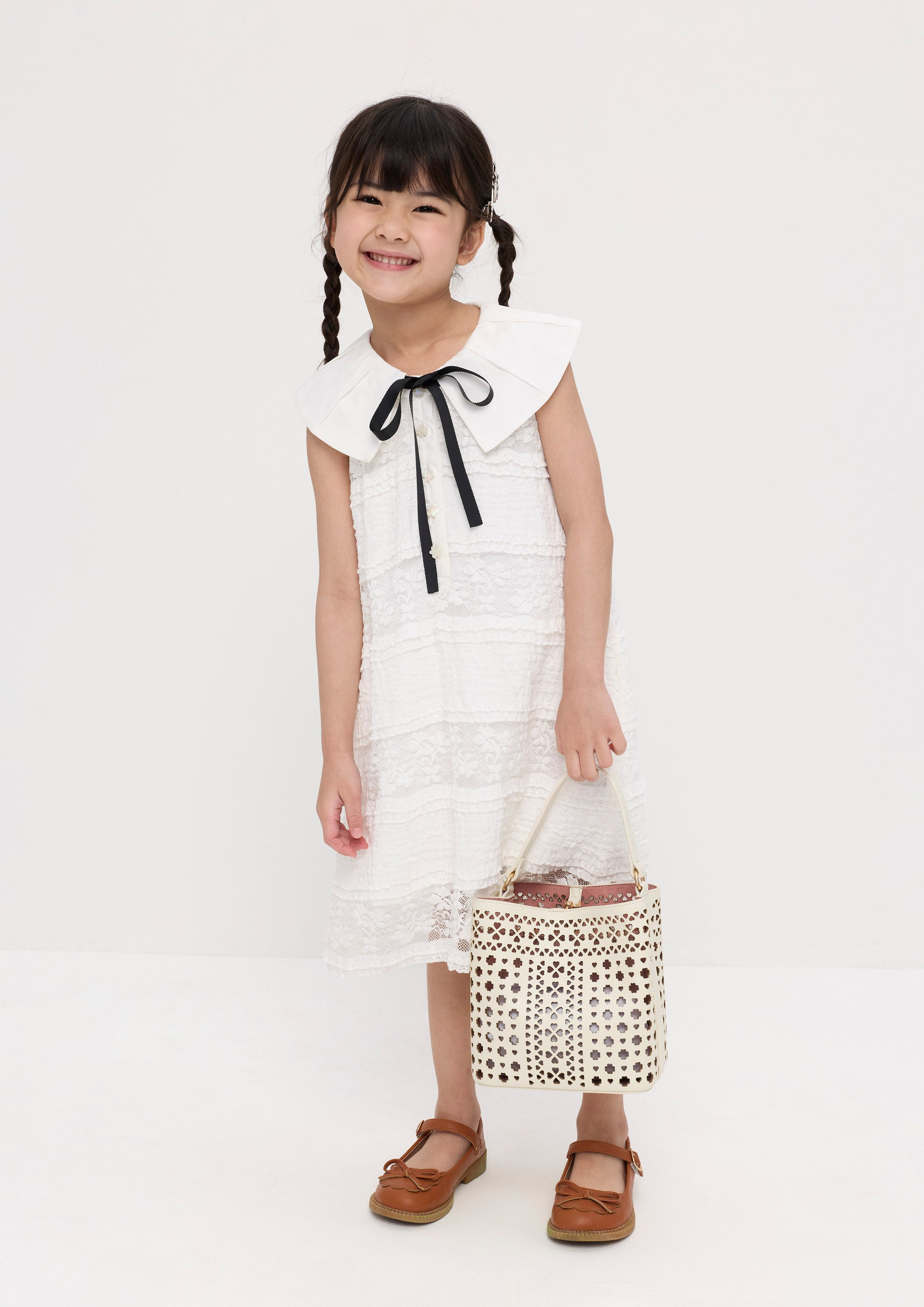 Lace Sleeveless Mini Dress For Mini Girl Nomad's Grace