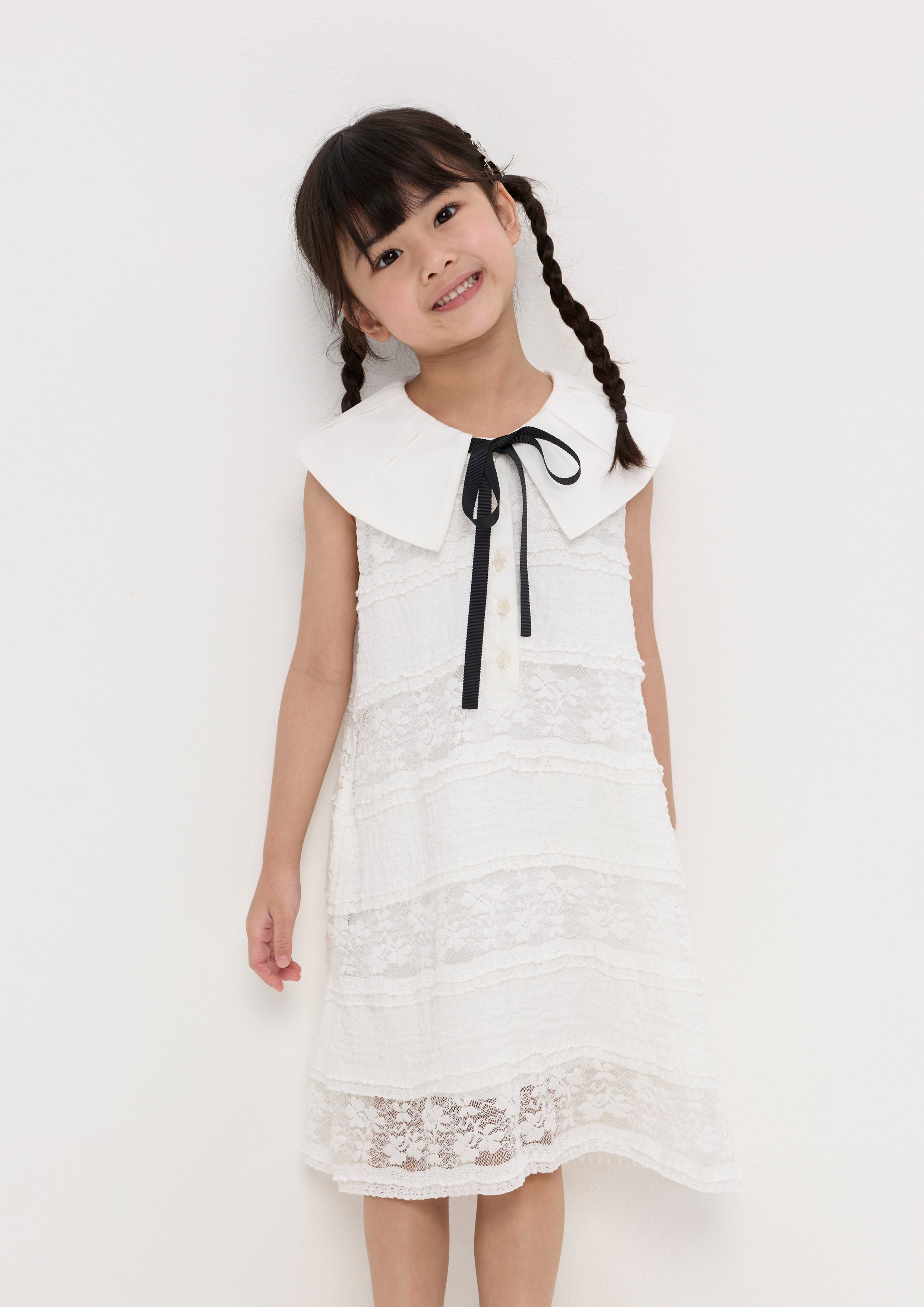 Lace Sleeveless Mini Dress For Mini Girl Nomad's Grace