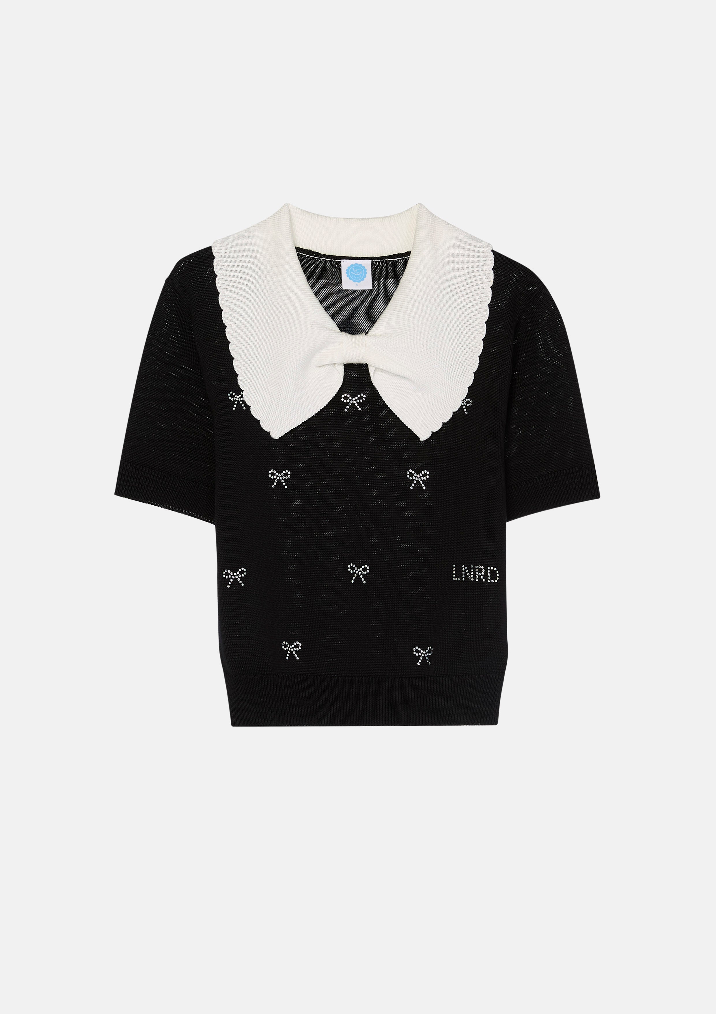 เซ็ทเสื้อนิตปักคริสตัลโบและกระโปรงสั้น สำหรับเด็กผุ้หญิง คอลเลกชัน Mon Petit Ruban