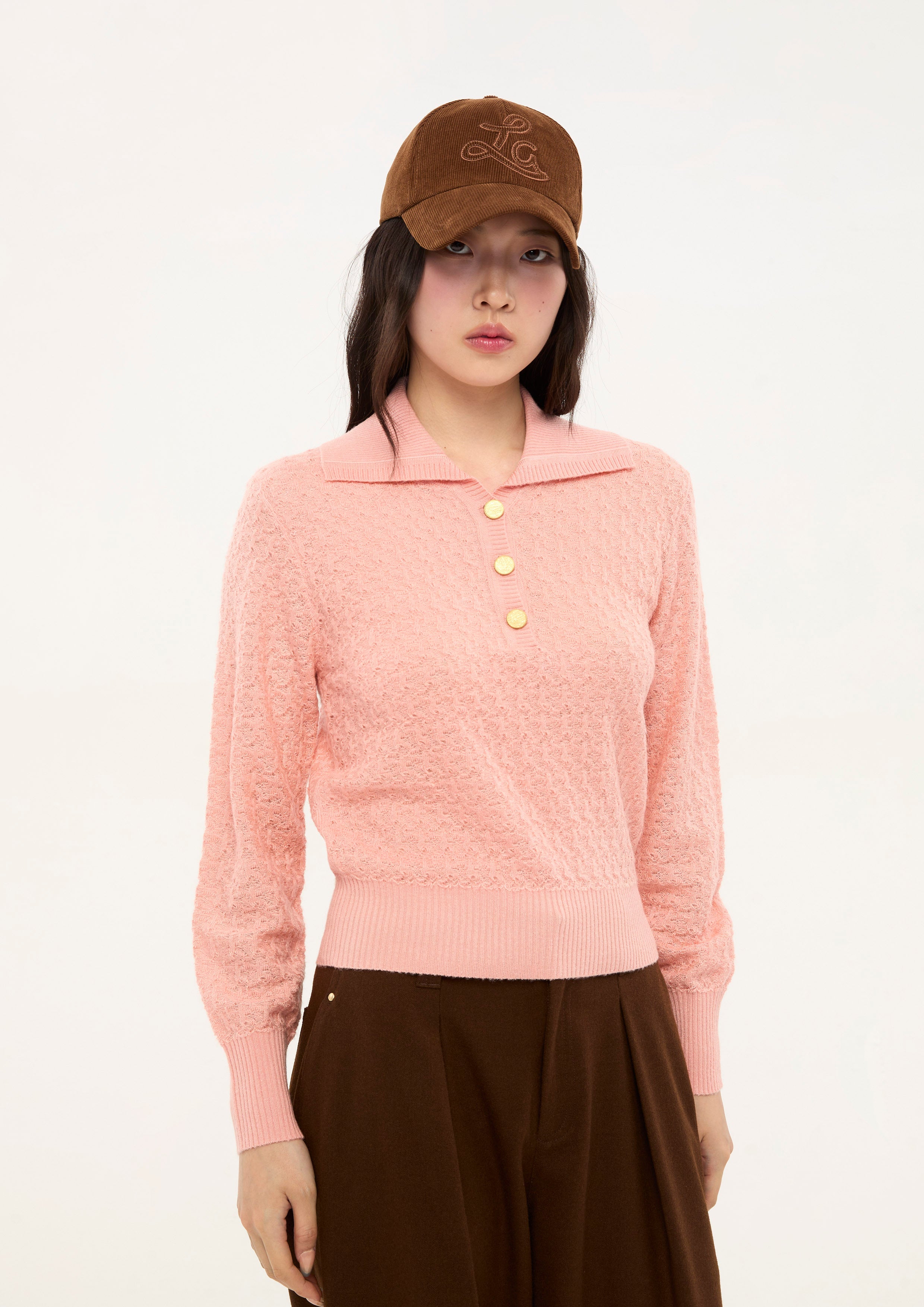 เสื้อแขนยาวผ้านิต คอลเลกชัน Bloom in Shade & Shadow