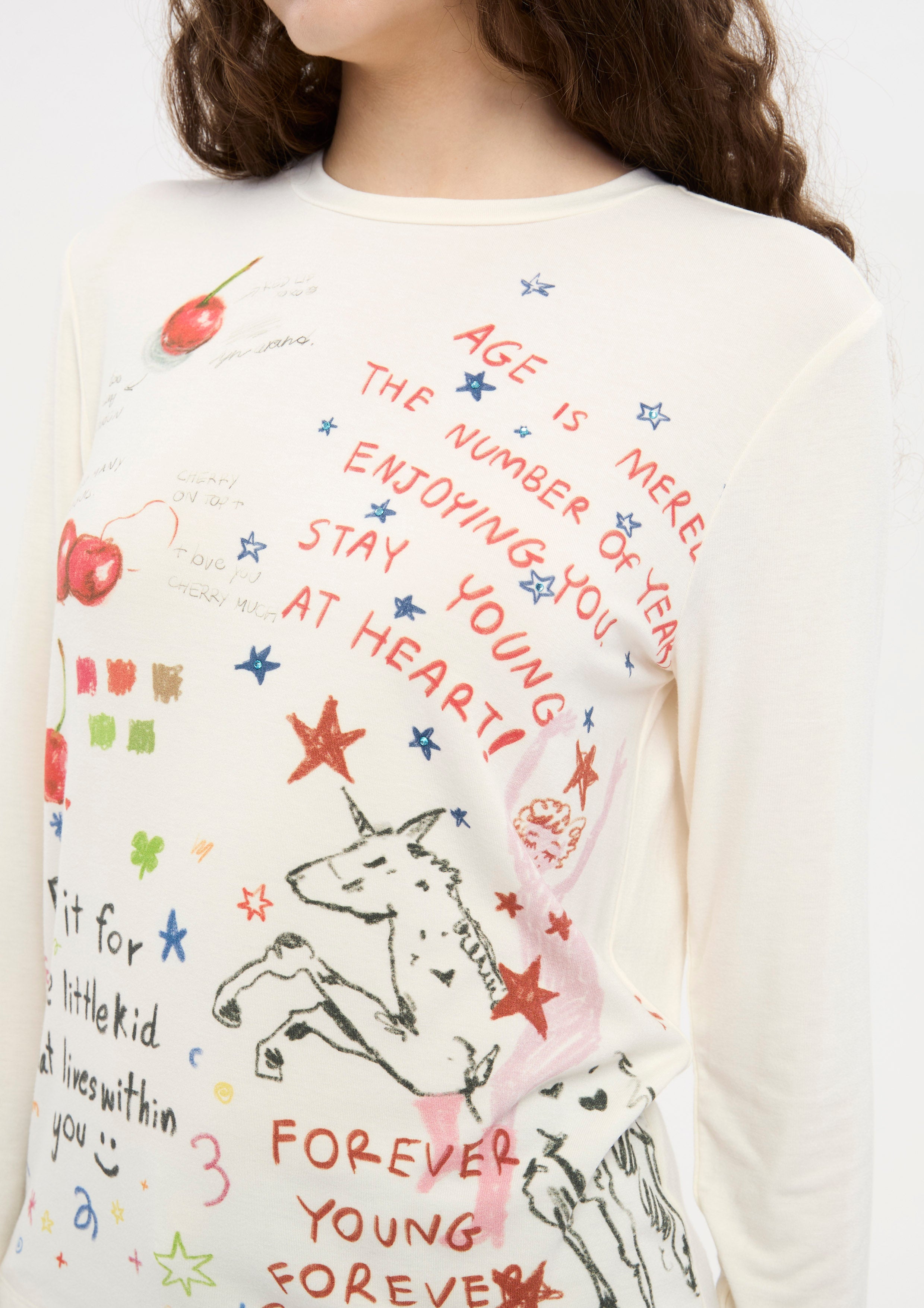 เสื้อแขนยาวพิมพ์ลาย คอลเลกชัน You Are Magic
