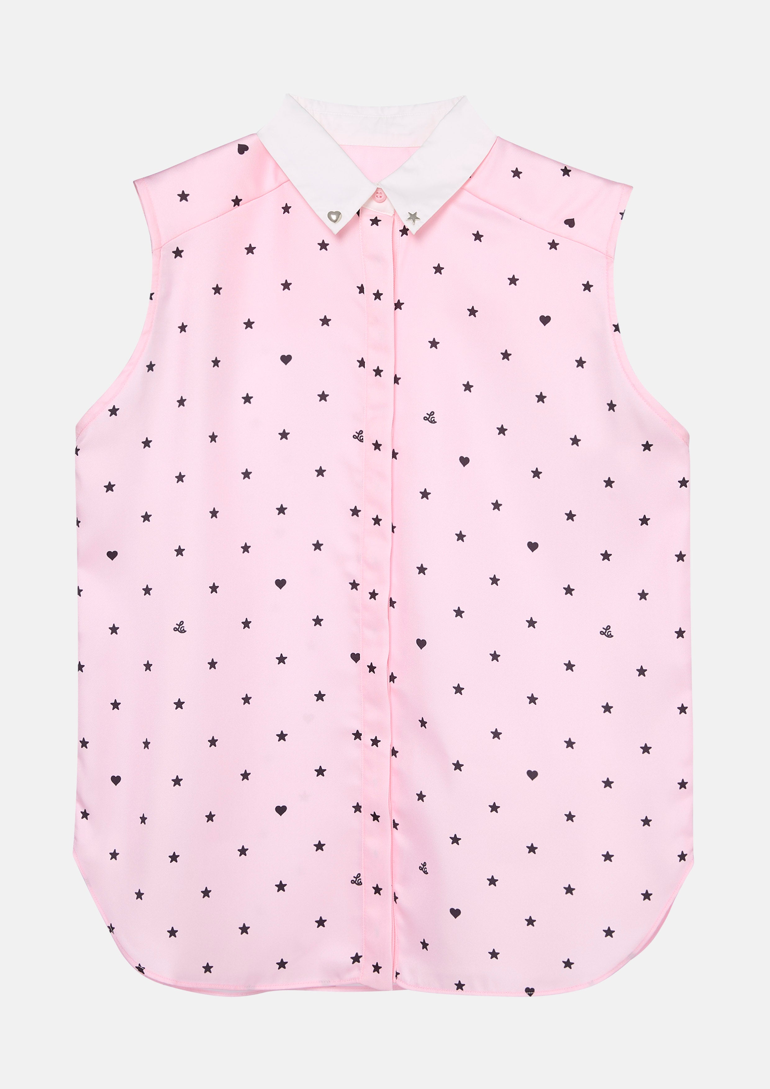 เสื้อเชิ้ตแขนกุดพิมพ์ลาย คอลเลกชัน Sweet Nothing