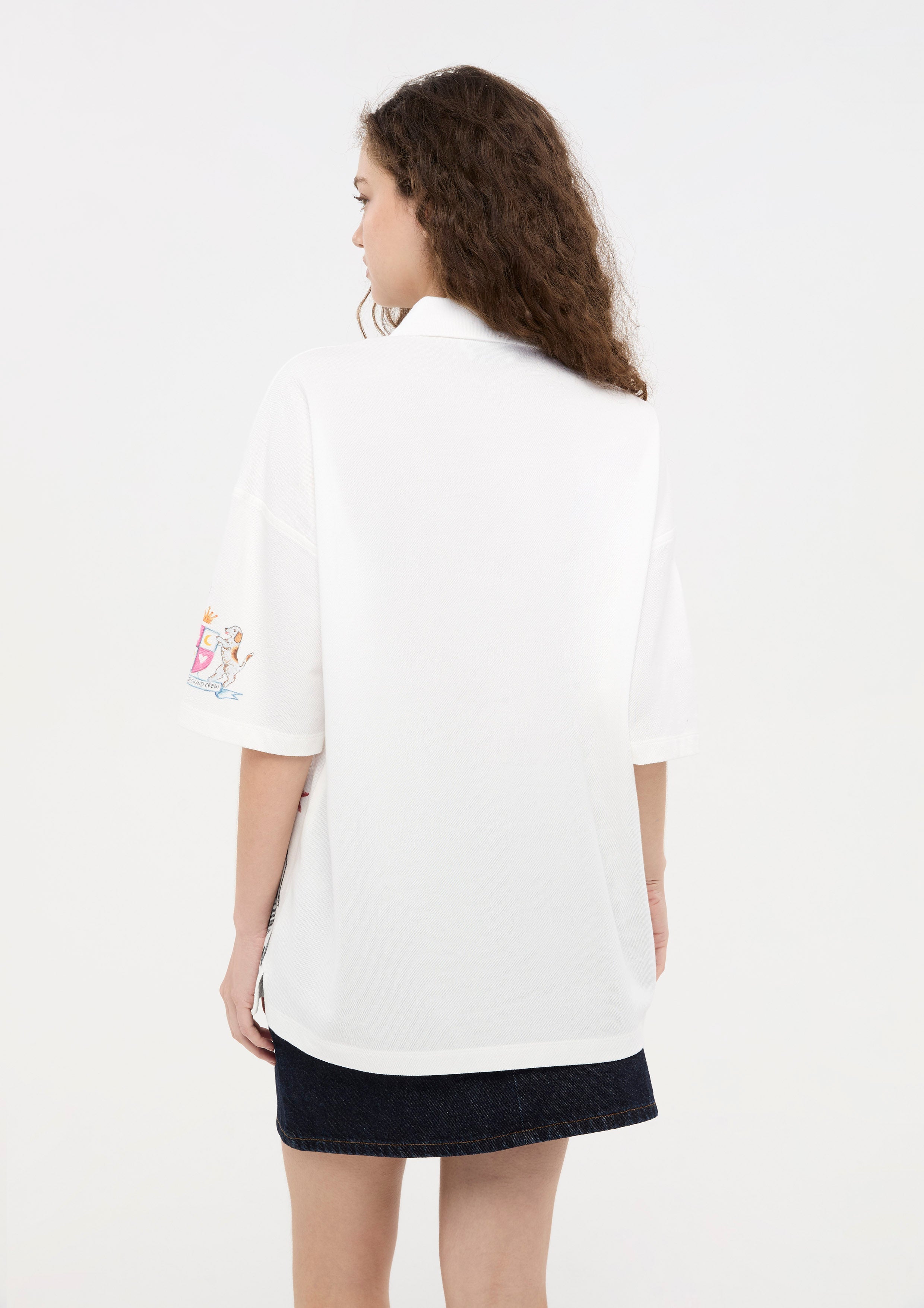 เสื้อโปโลแขนสั้นพิมพ์ลายกราฟฟิค คอลเลกชัน You Are Magic