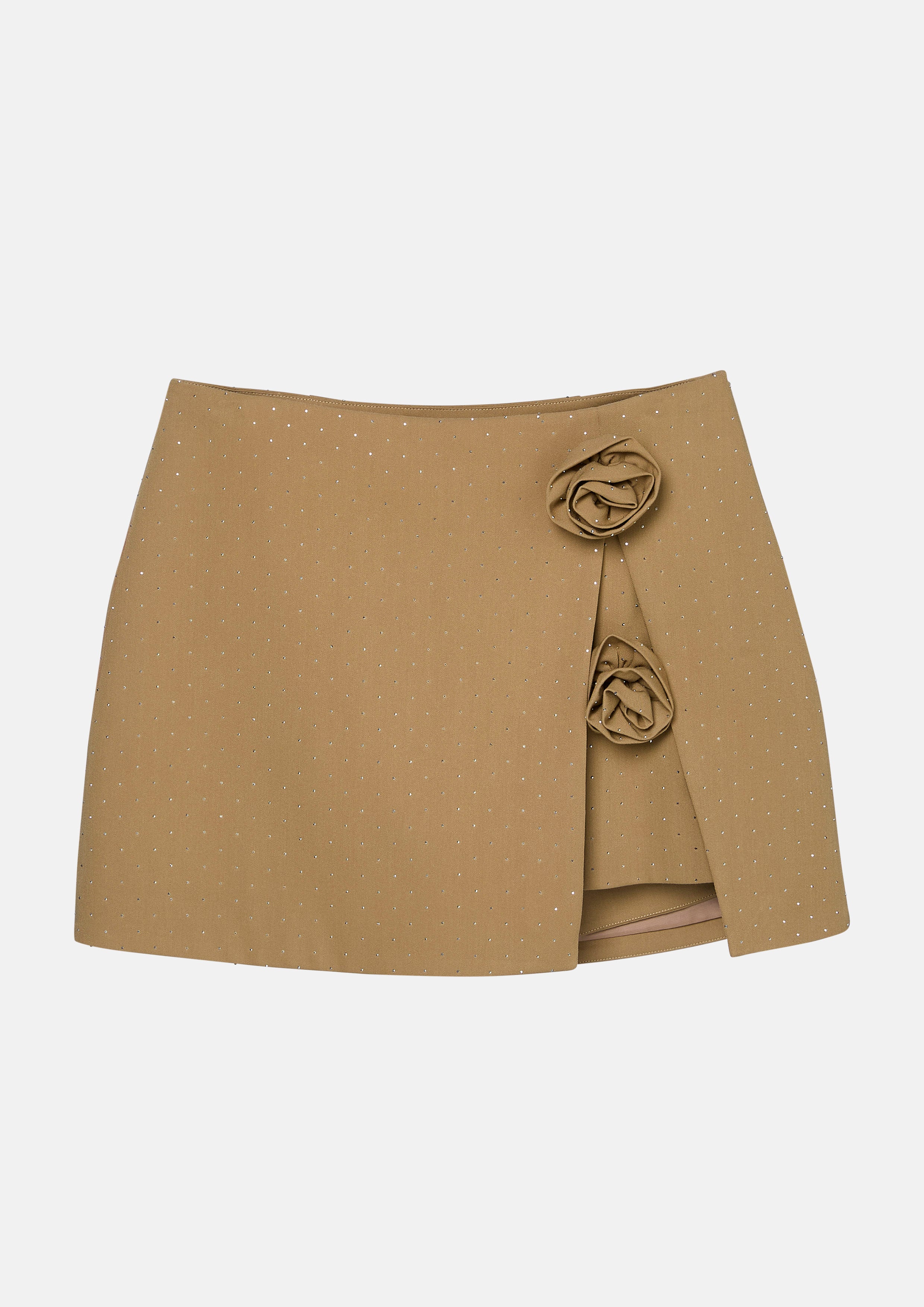 Rose Applique Skort La Femme Demure