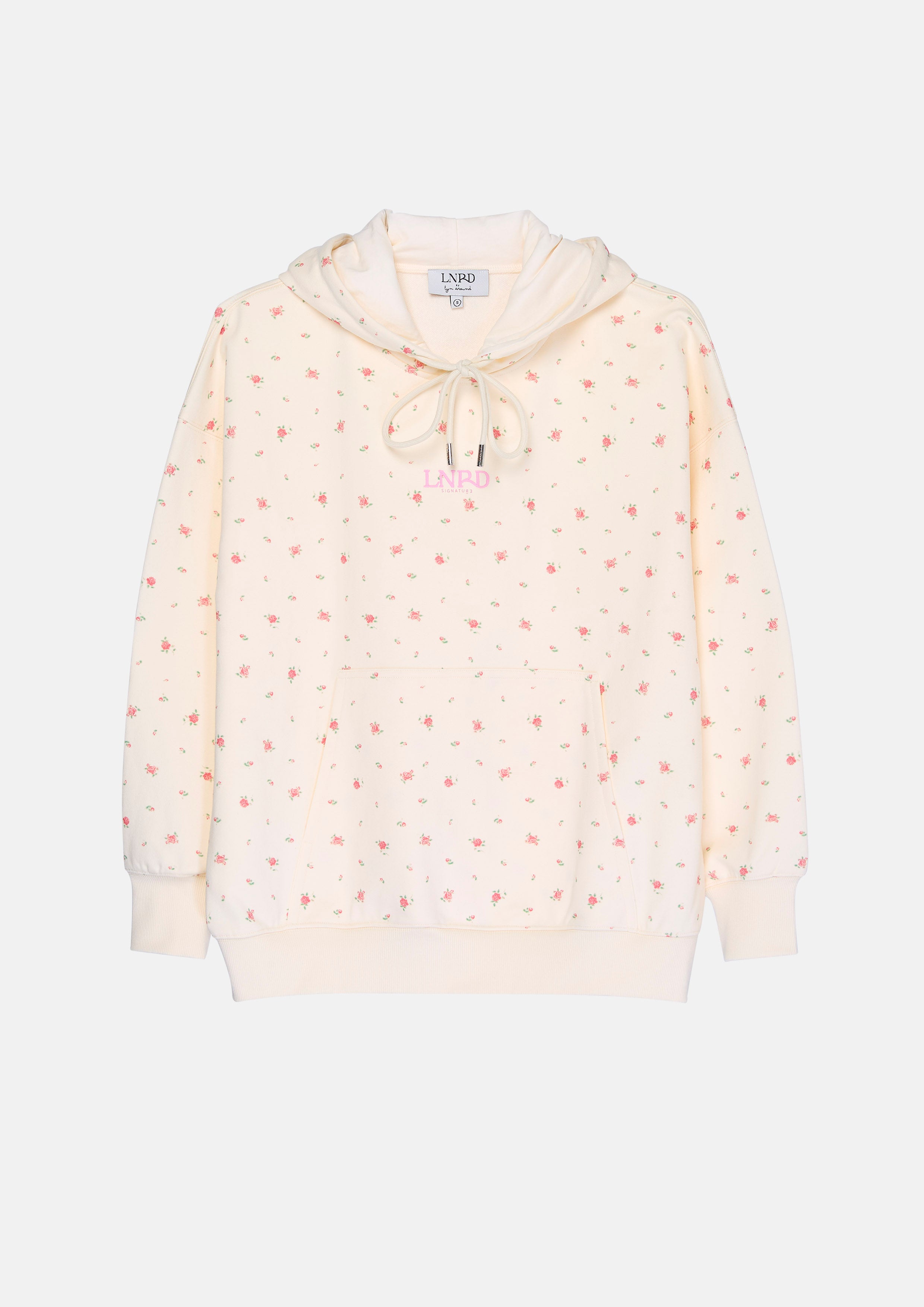Logo Floral Hoodie Pullover LNRD Signature