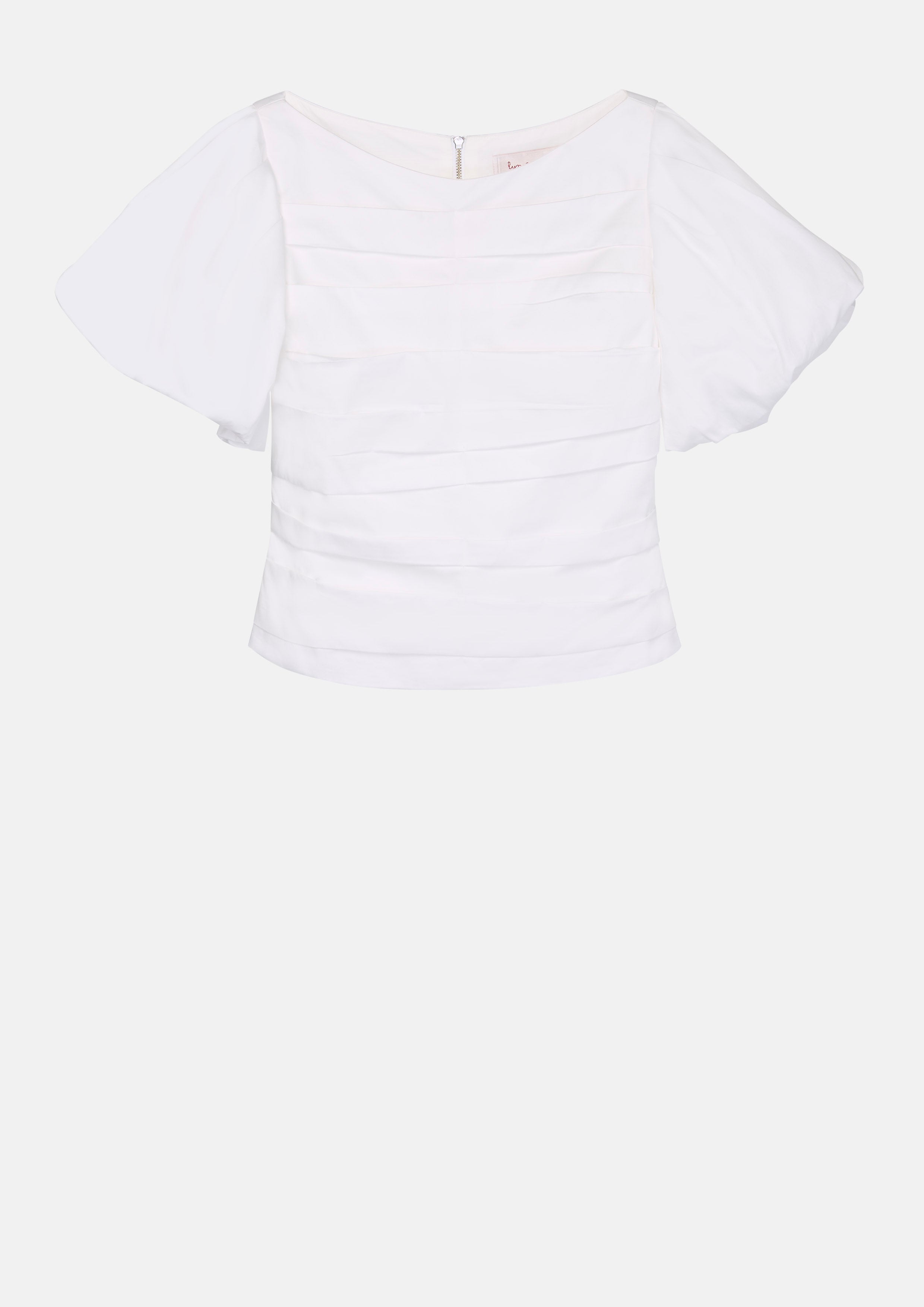 เสื้อเบลาส์จับพลีทแขนเสื้อพอง คอลเลกชัน Arcadia