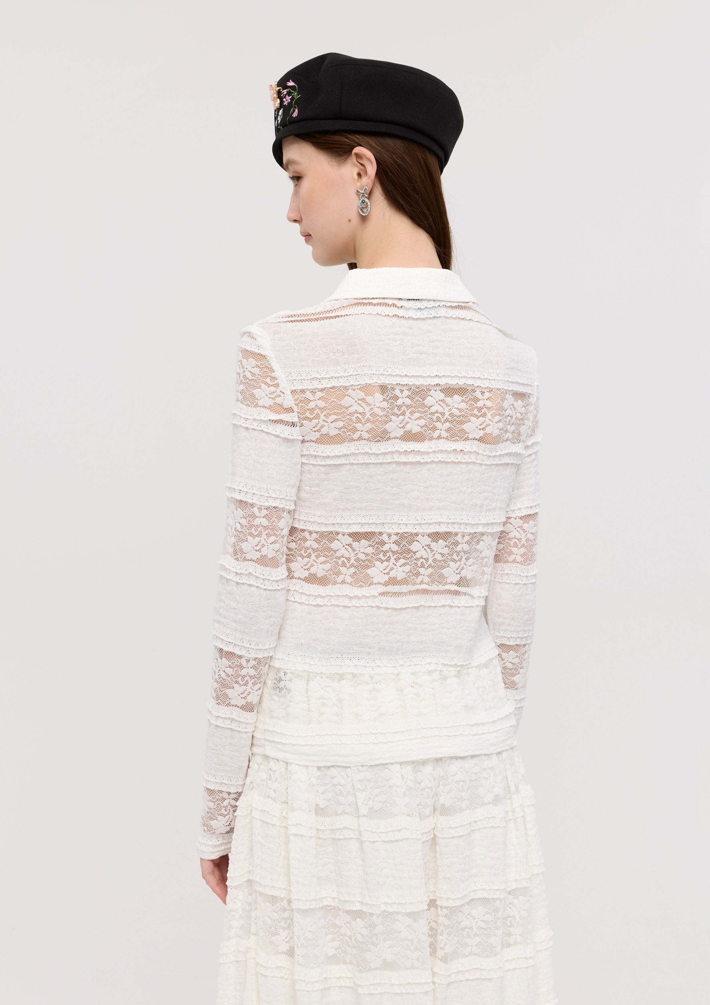 Lace Long Sleeve Top Nomad's Grace