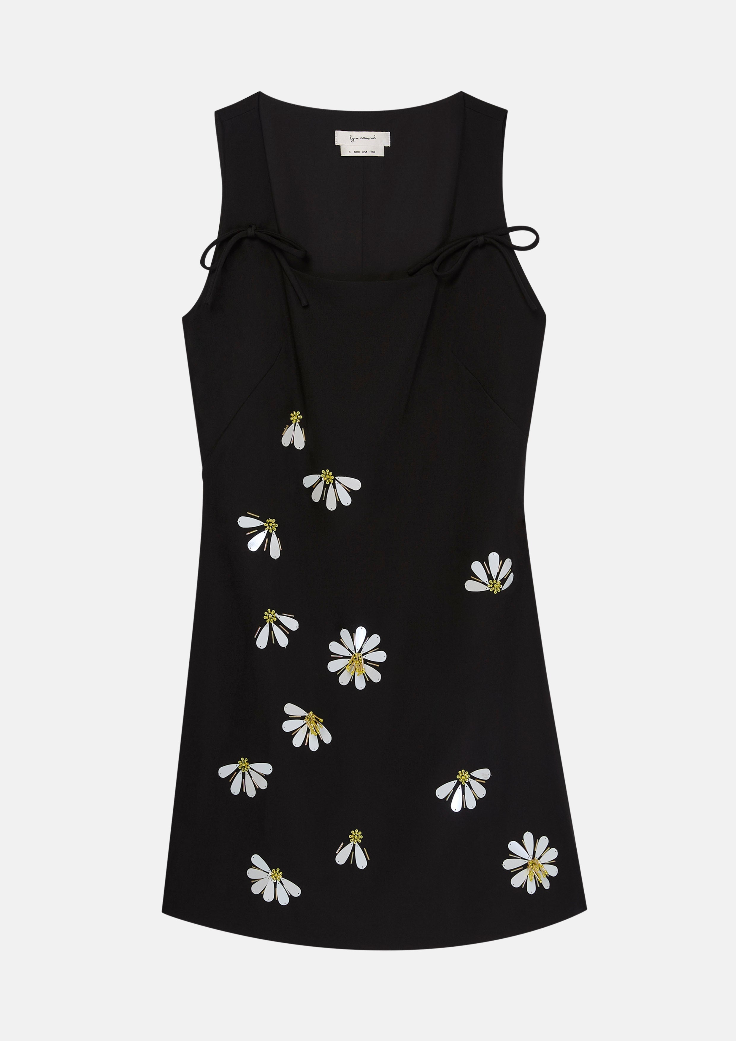 Sequin Floral Sleeveless Mini Dress Nomad's Grace
