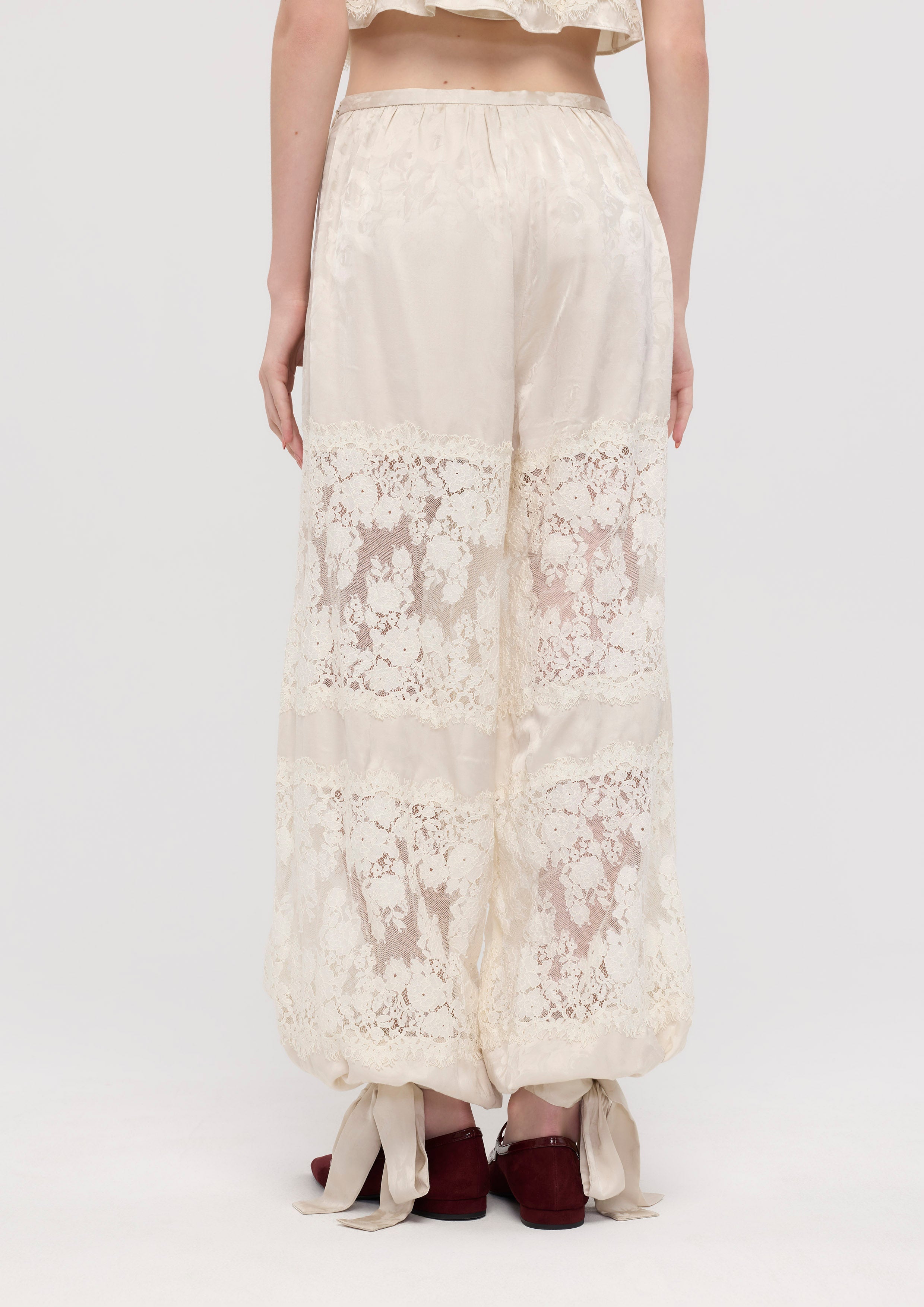 Tie-Cuff Balloon Trousers Nomad's Grace