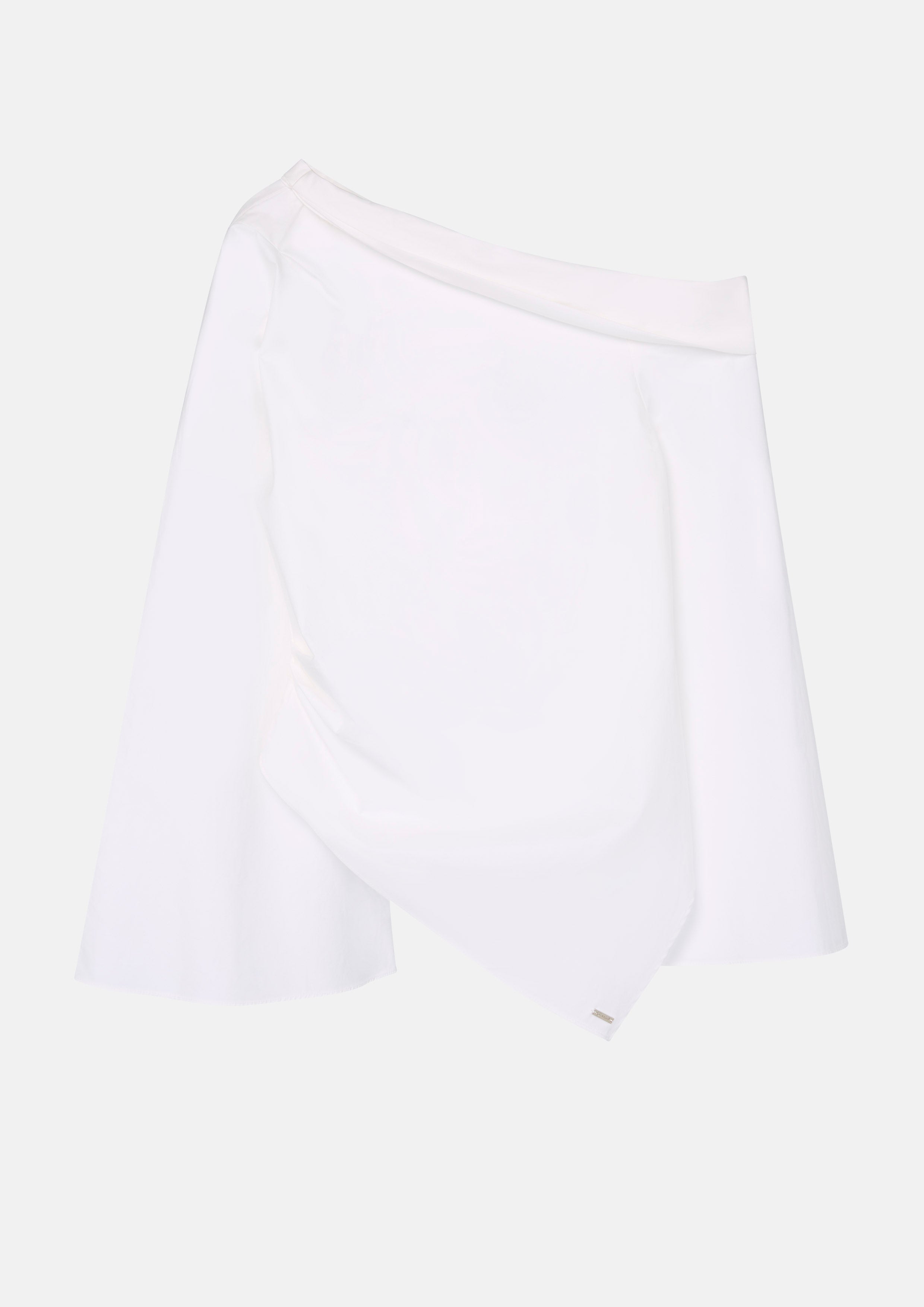 One-Shoulder Long Sleeve Blouse La Femme Demure
