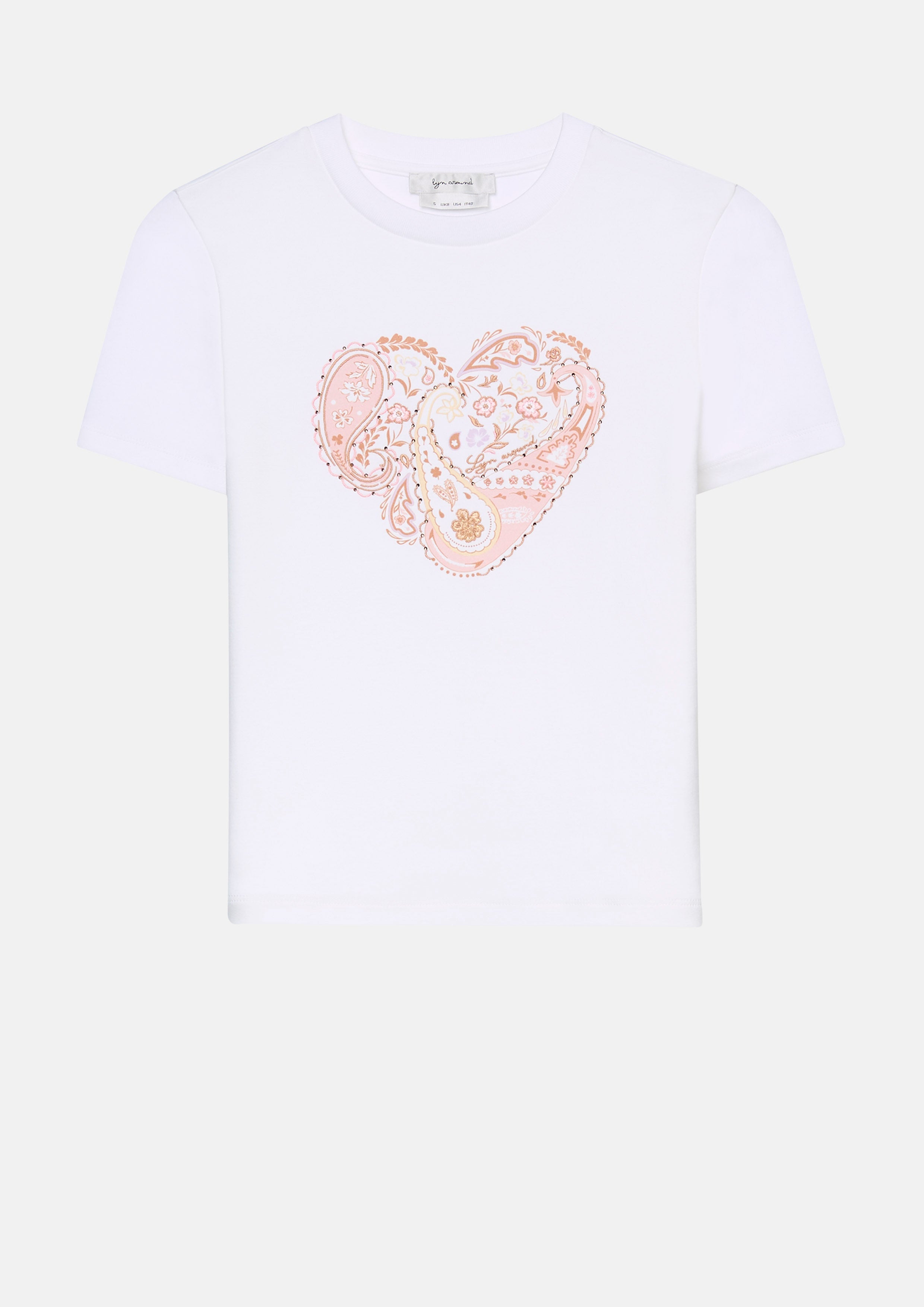 เสื้อยืดครอปแขนสั้นพิมพ์ลาย คอลเลกชัน Nomad's Grace
