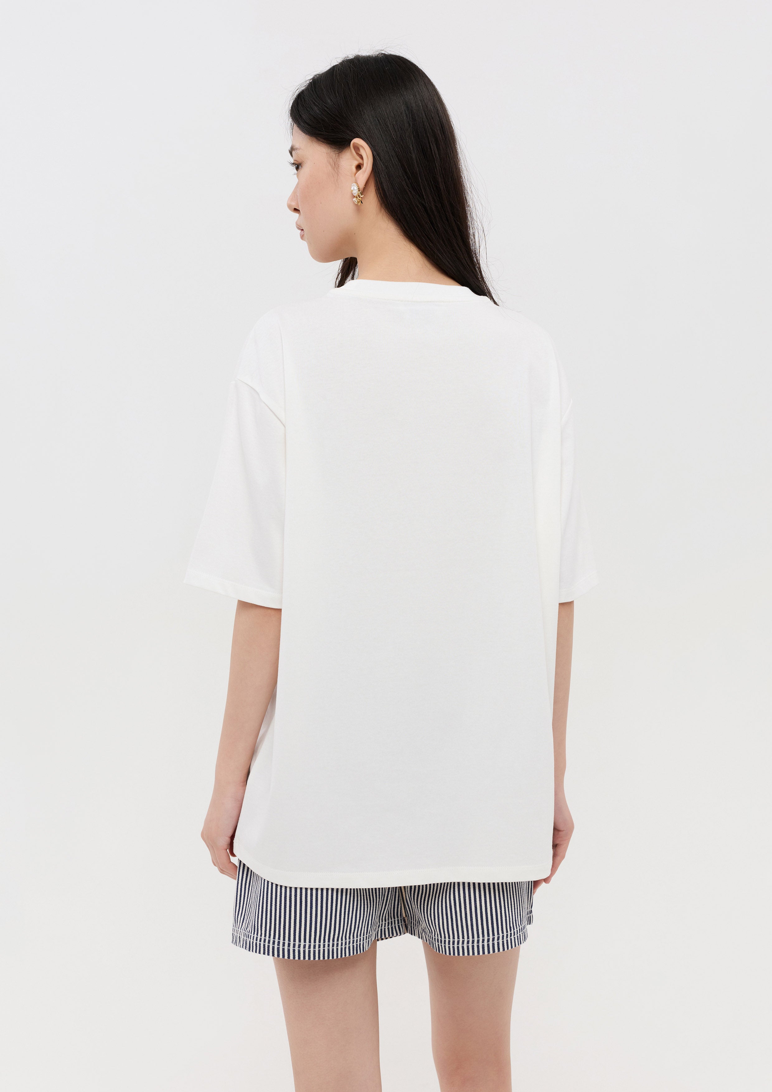เสื้อยืดแขนสั้นพิมพ์ลาย คอลเลกชัน The Wandering Remix