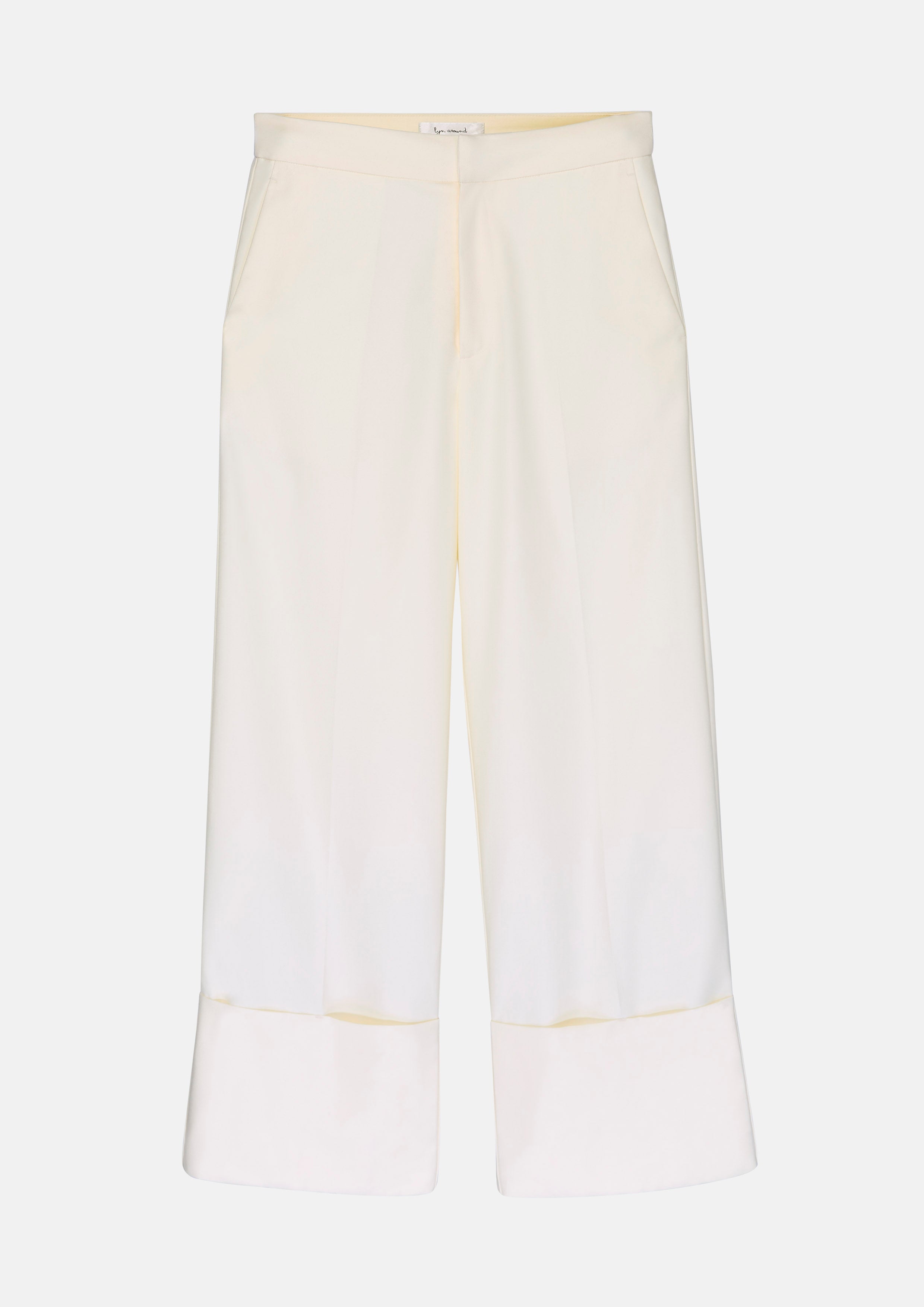 Turn Up Wide Leg Trousers Lune d'Air