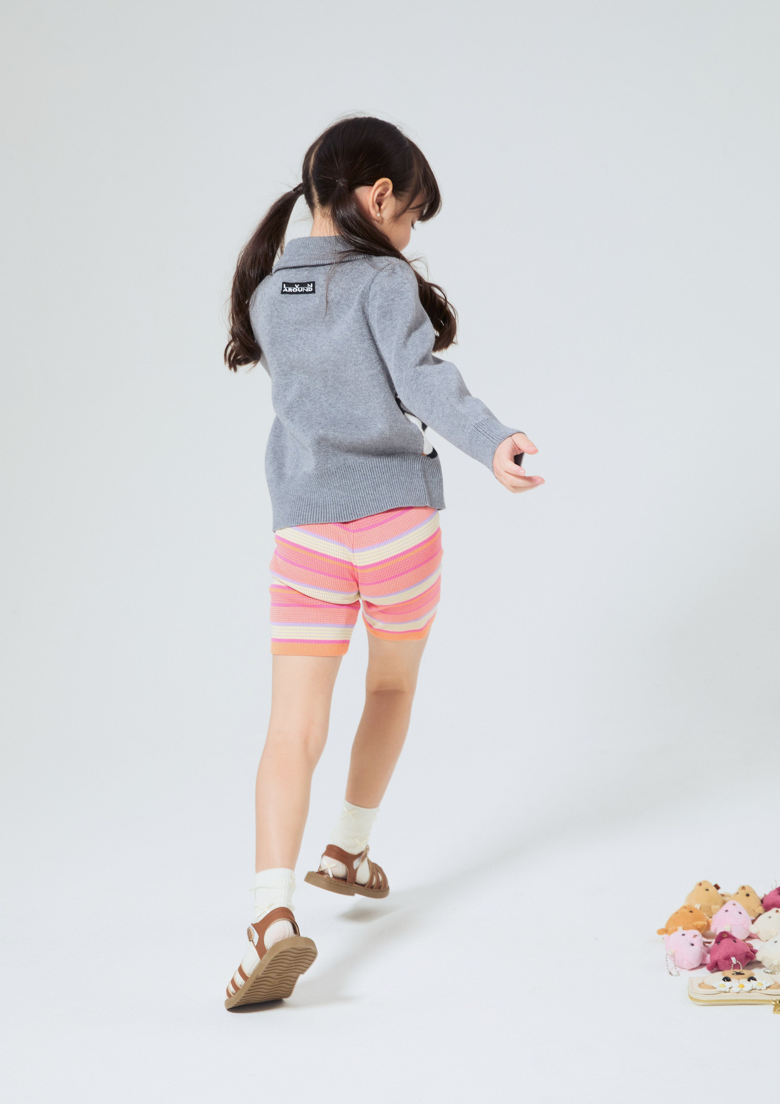 King Penguin Pullover For Mini Girls Arctic Noir