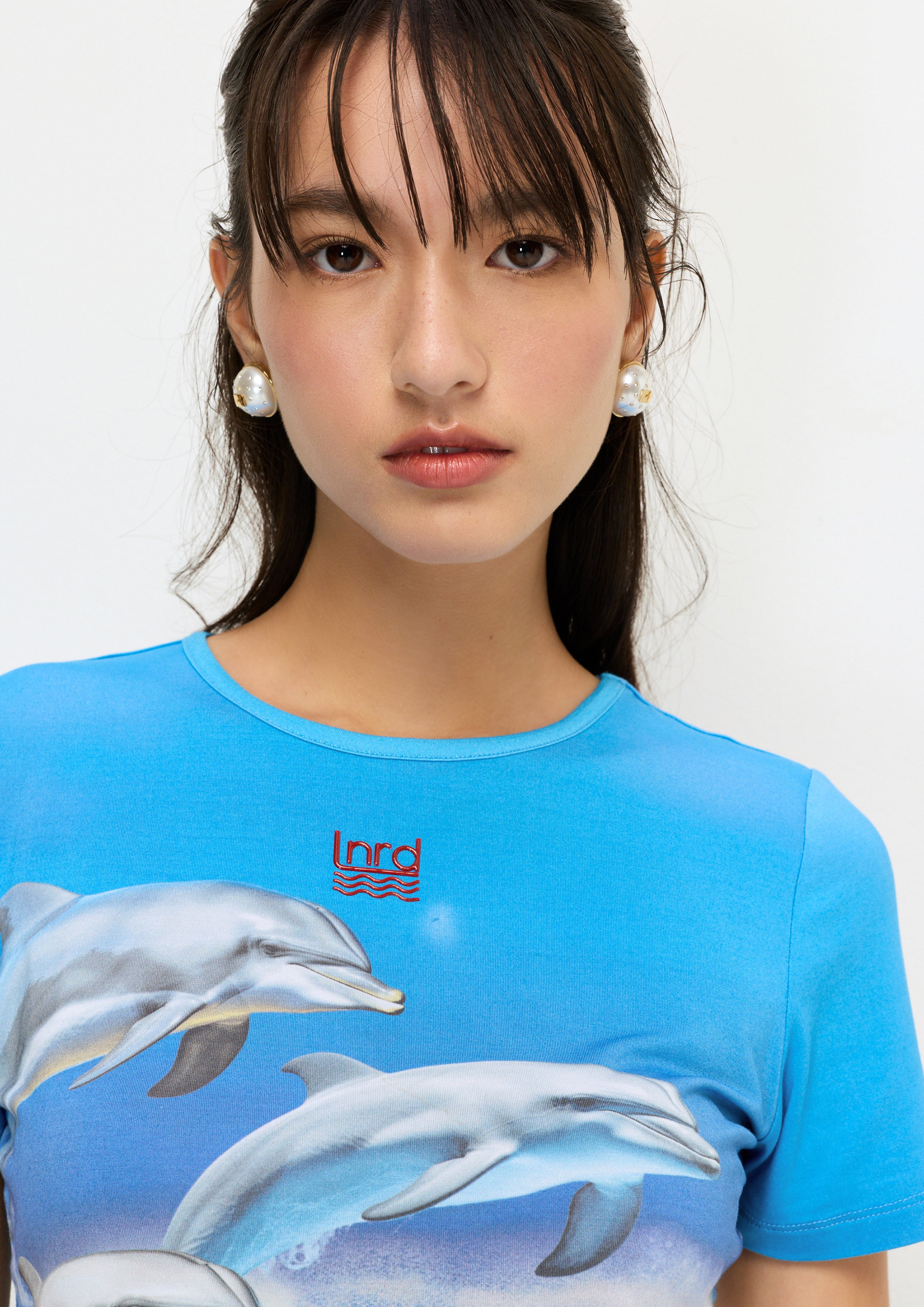 เสื้อยืดครอปพิมพ์ลาย คอลเลกชัน You Deserve a Break