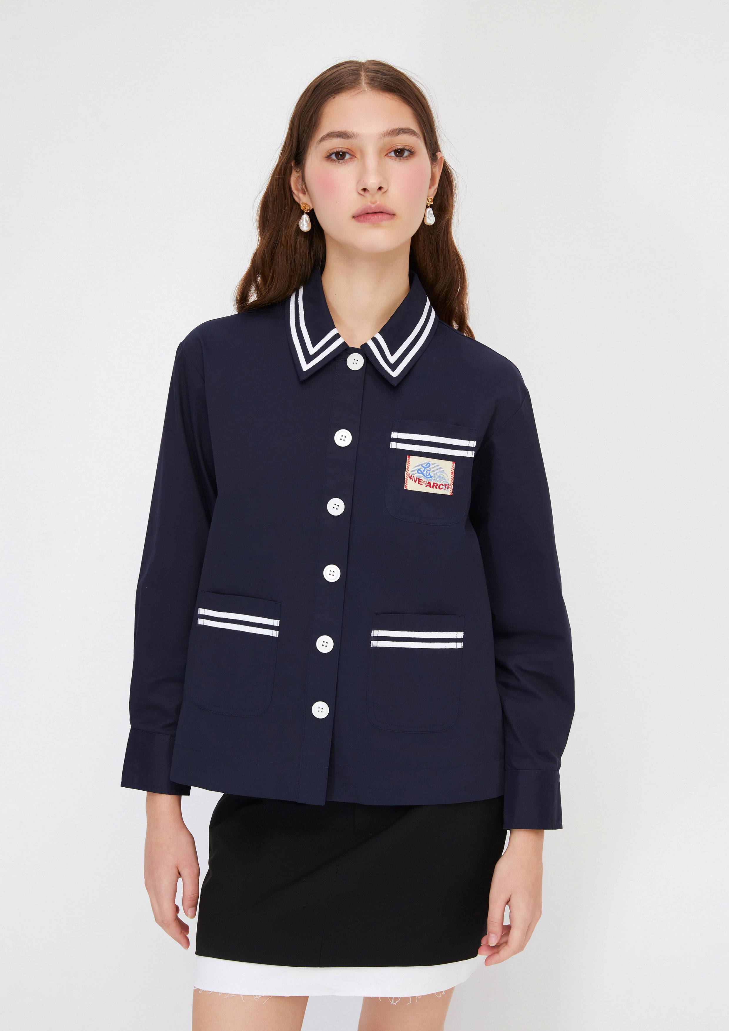 เสื้อเชิ้ตติดกระดุมแขนยาว คอลเลกชัน You Deserve a Break