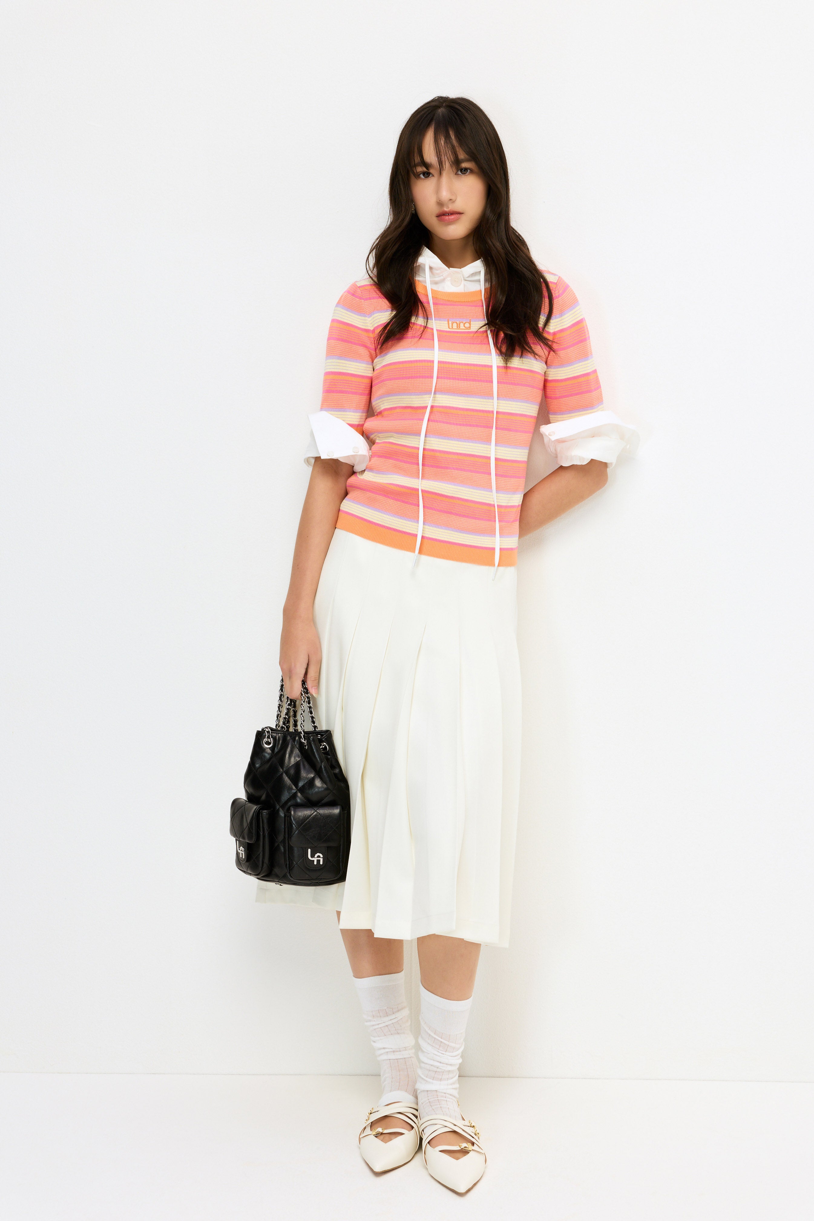 กระโปรงพลีทคลุมเข่า คอลเลกชัน You Deserve a Break