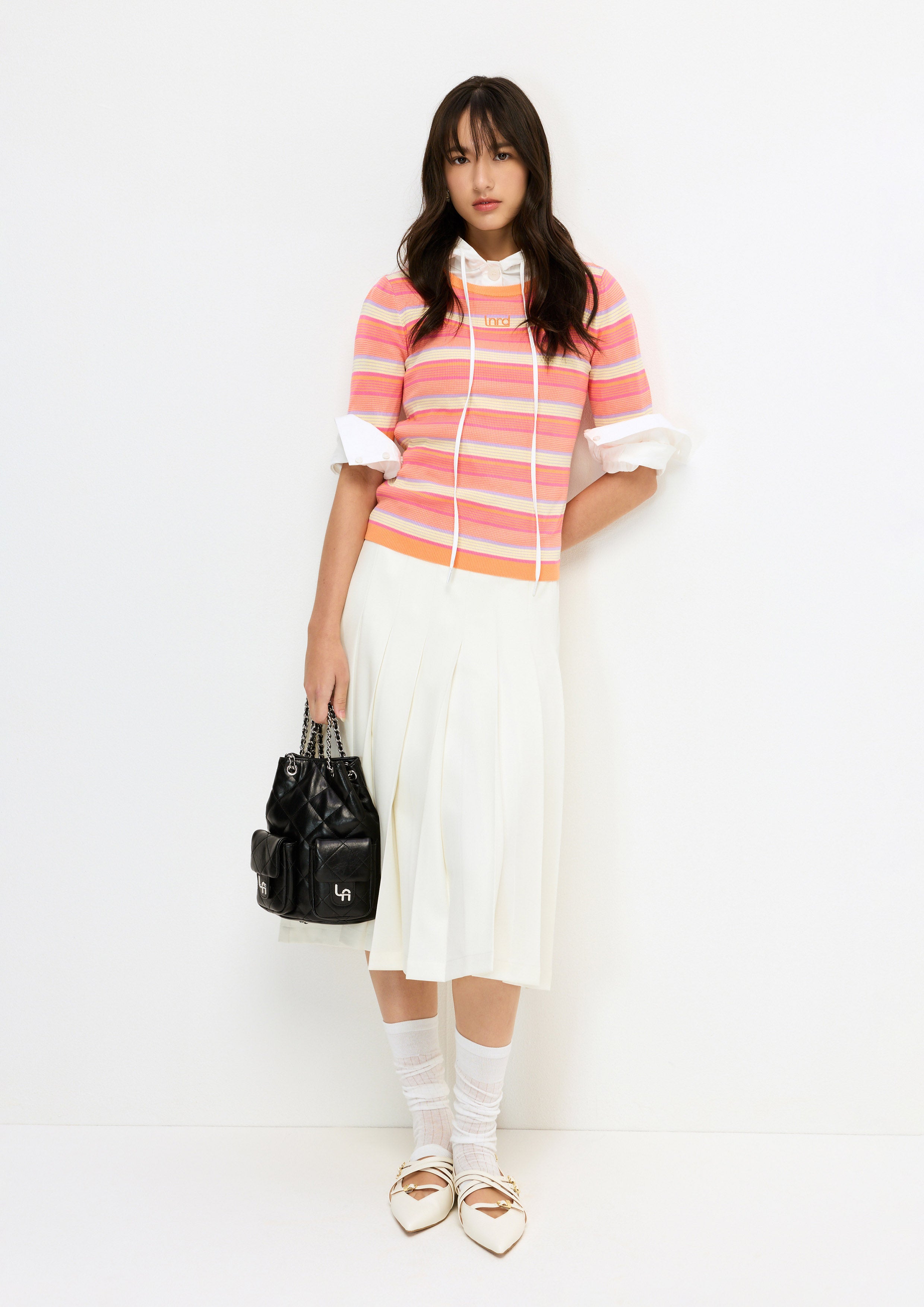 กระโปรงพลีทคลุมเข่า คอลเลกชัน You Deserve a Break