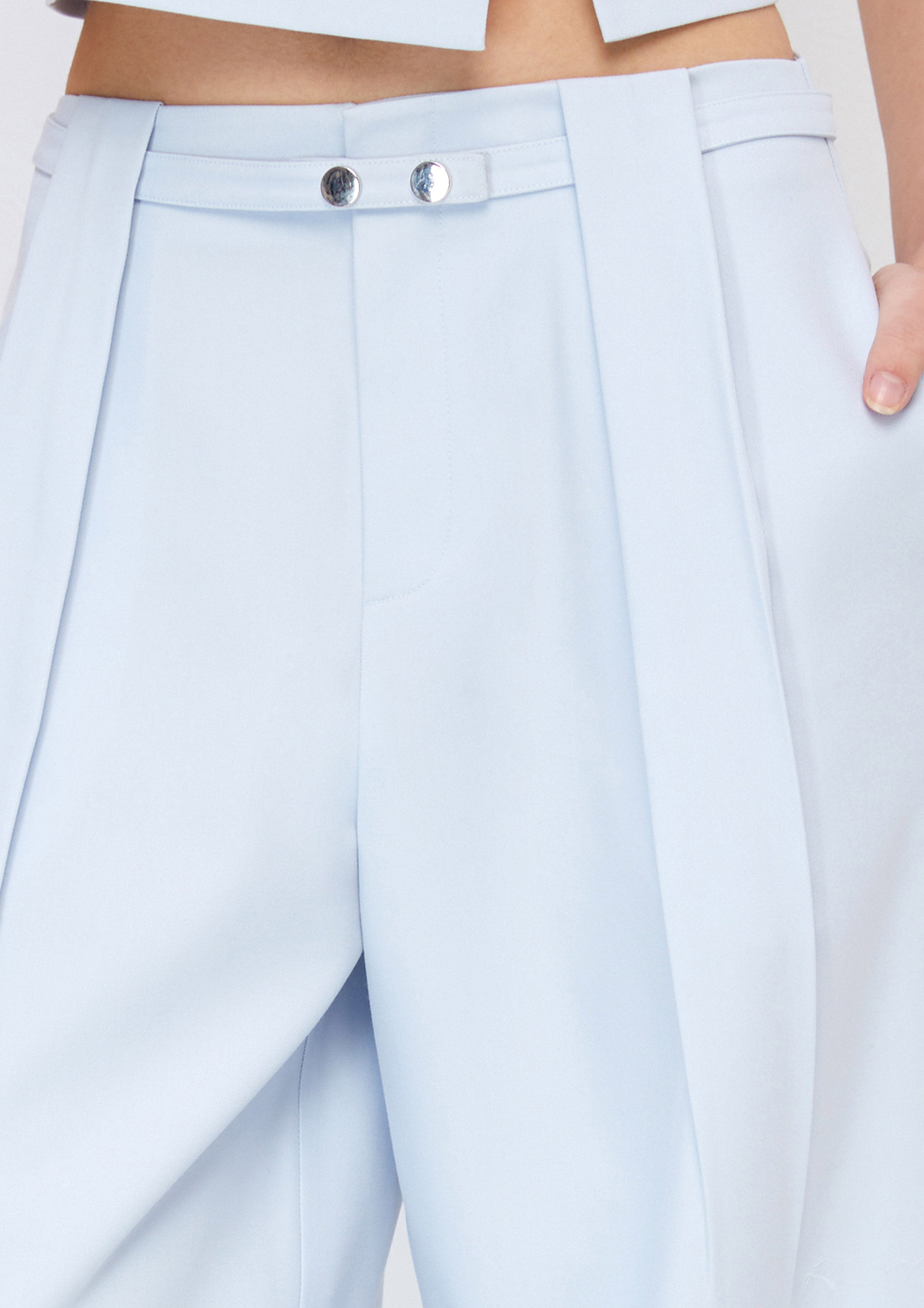 กางเกงขายาวจับจีบหน้า คอลเลกชัน Crystaline