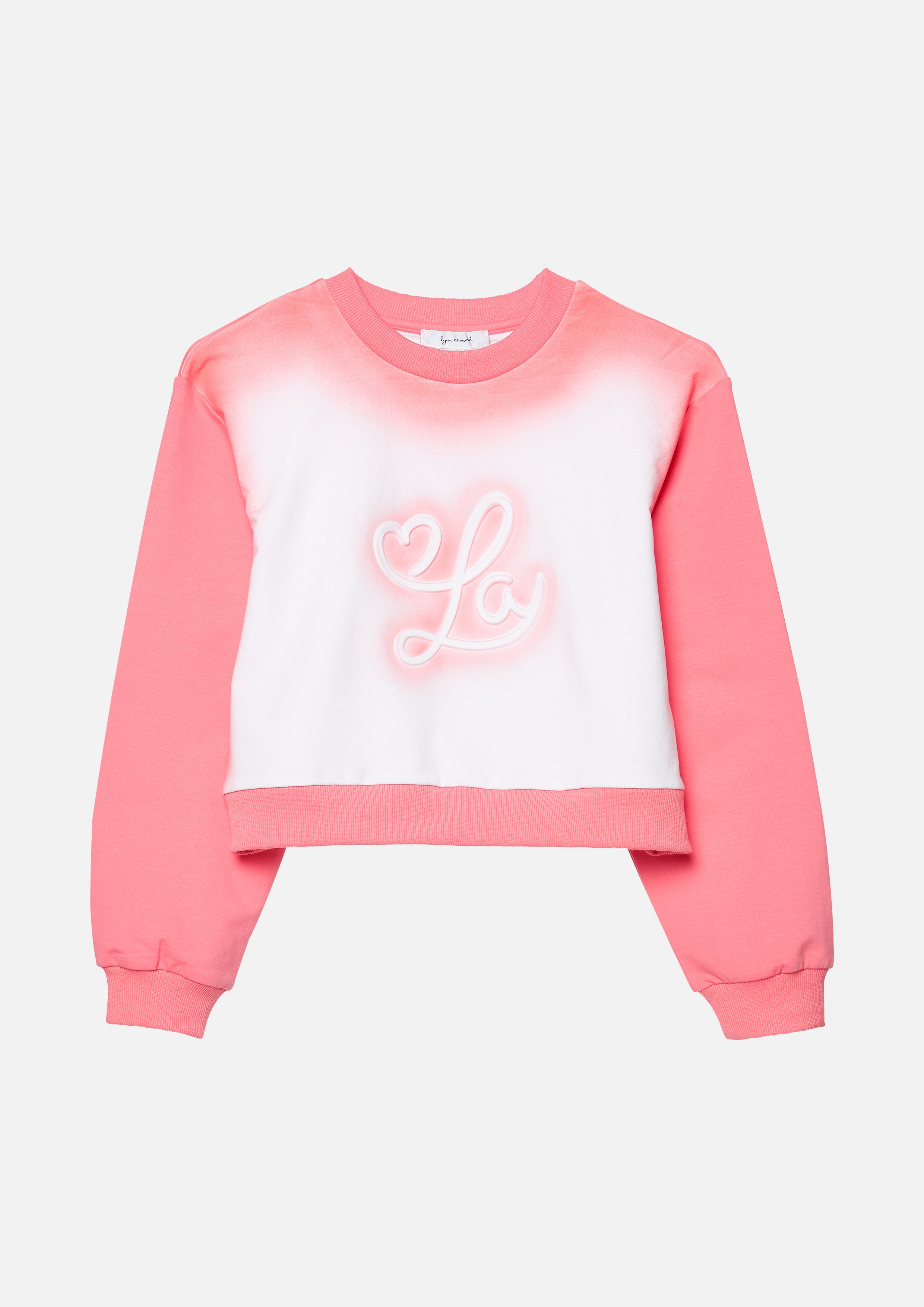 เสื้อพูลโอเวอร์ครอปออมเบร คอลเลกชัน Melting Bloom