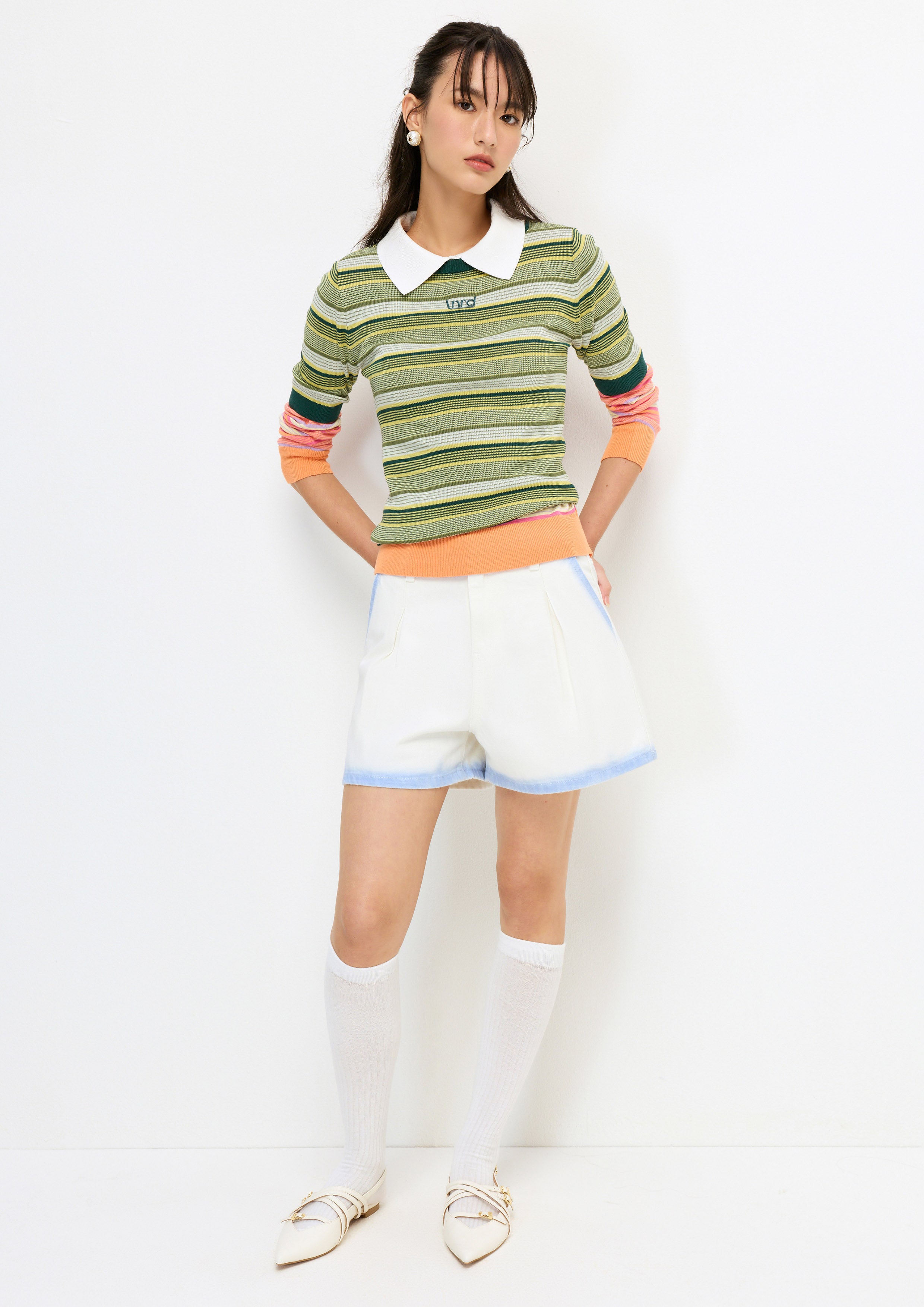 Ombre Shorts Melting Bloom