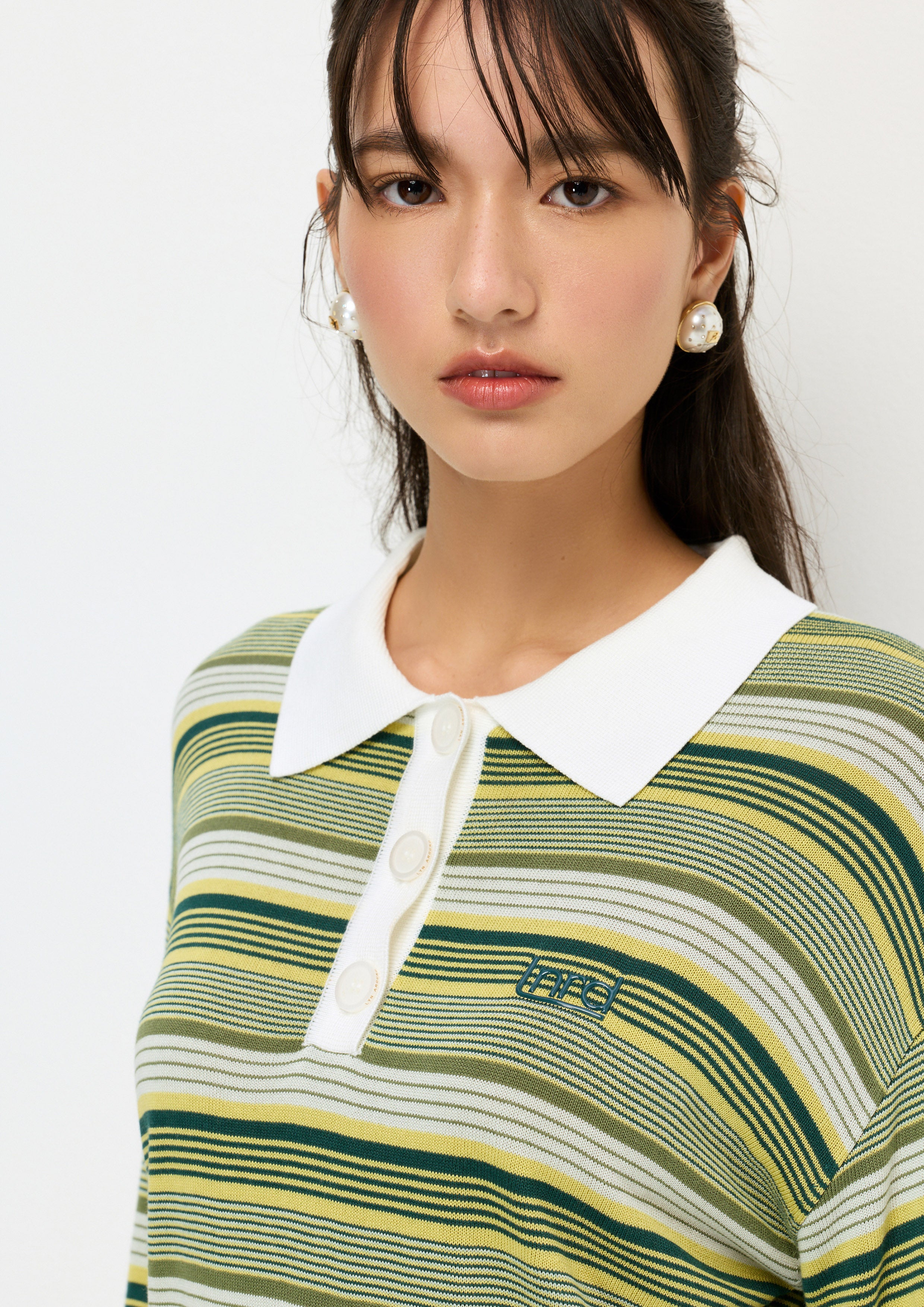 Stripe Long Sleeve Pullover Melting Bloom