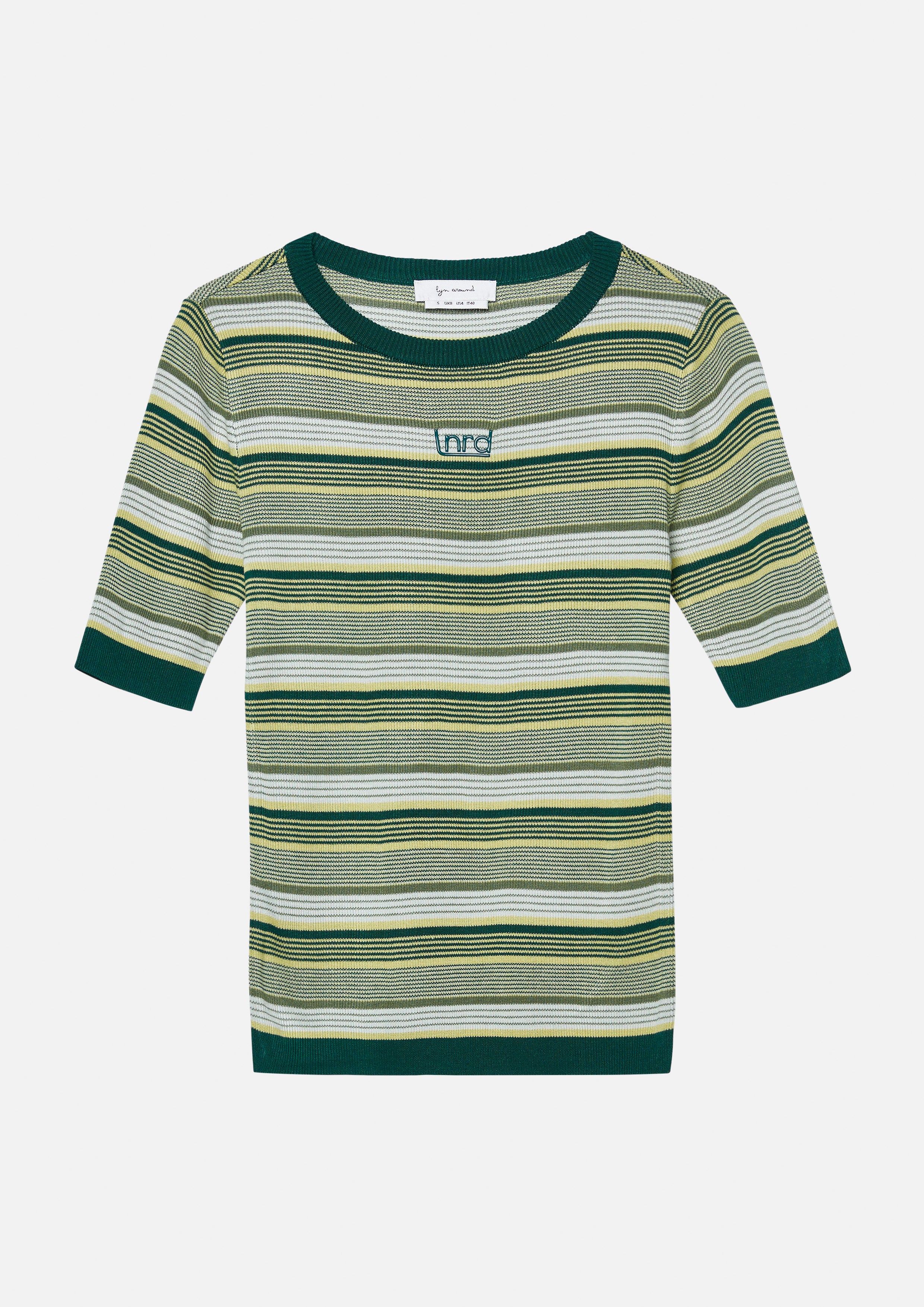 Knitted Stripe T-Shirt Melting Ice (Cream)