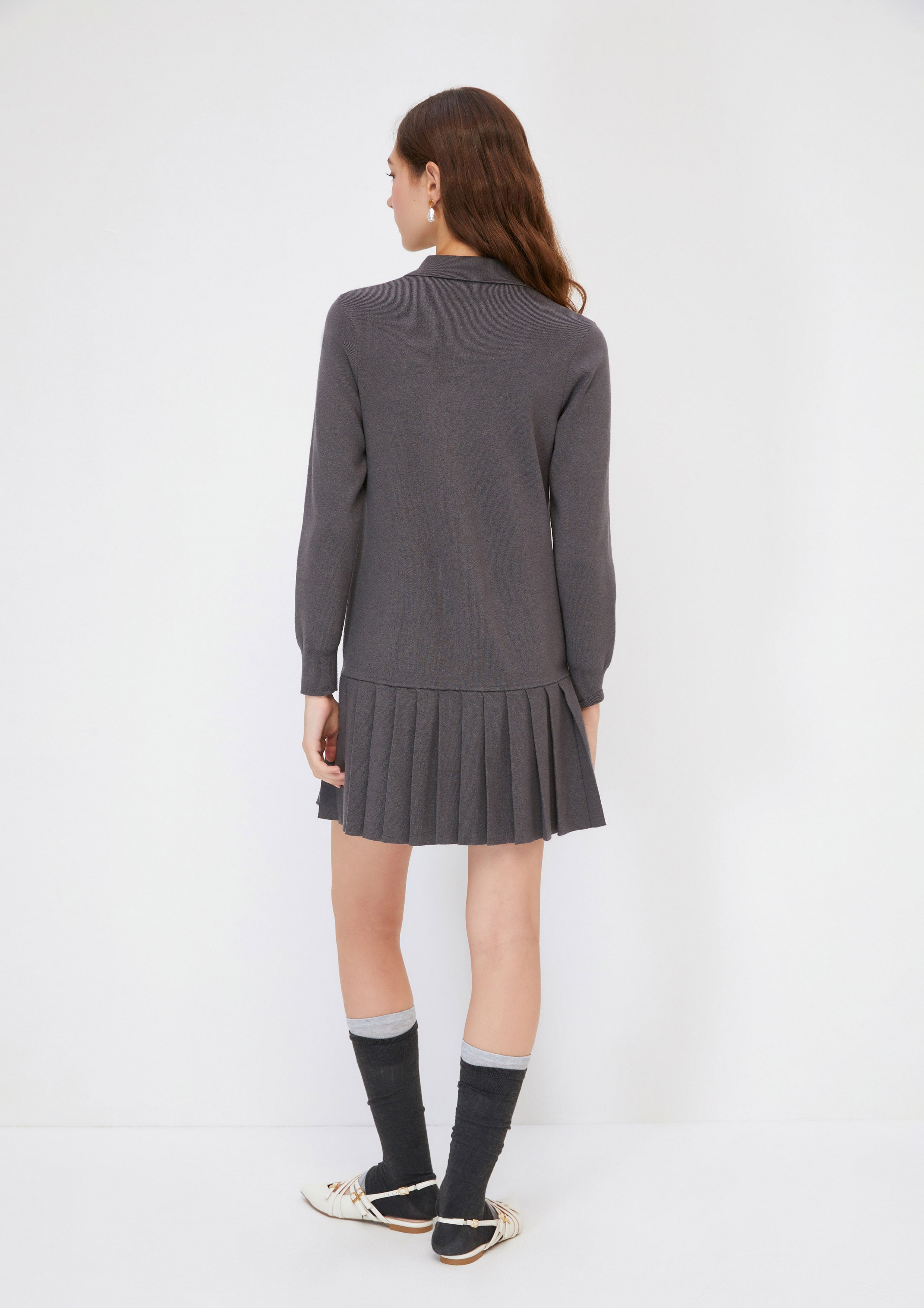 Create Your Signature Look with Polo Pleated Skirt Mini Dress You