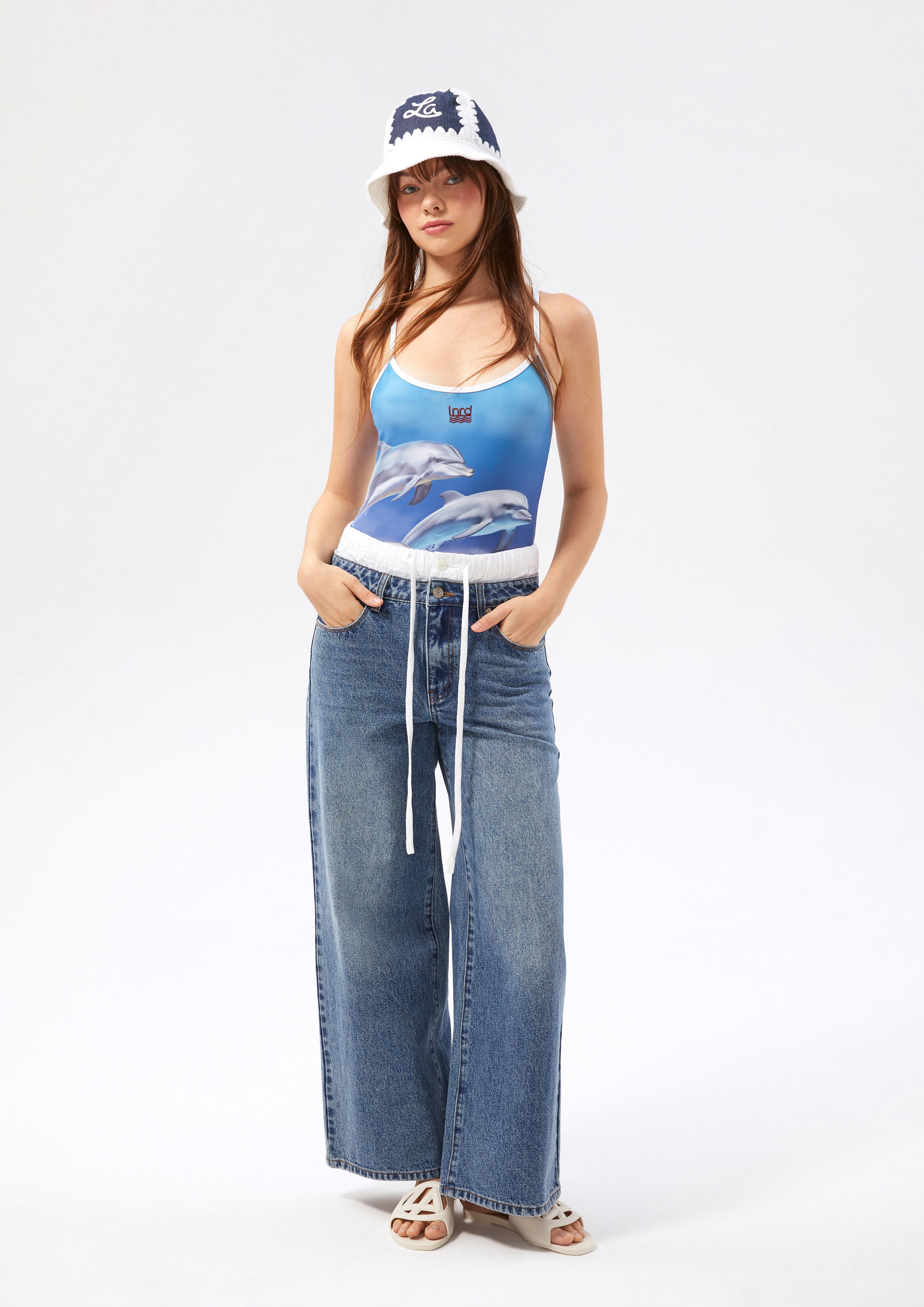 ชุดว่ายน้ำวันพีซพิมพ์ลาย คอลเลกชัน You Deserve a Break