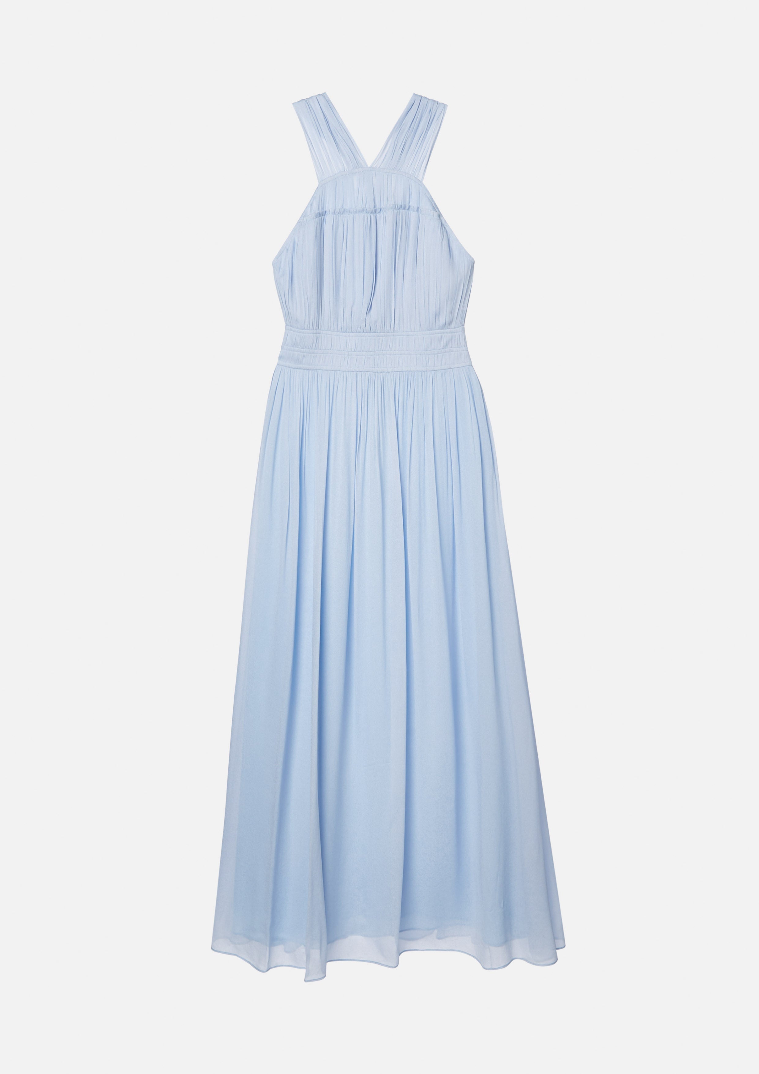 Sheer Halter Maxi Dress Weekender
