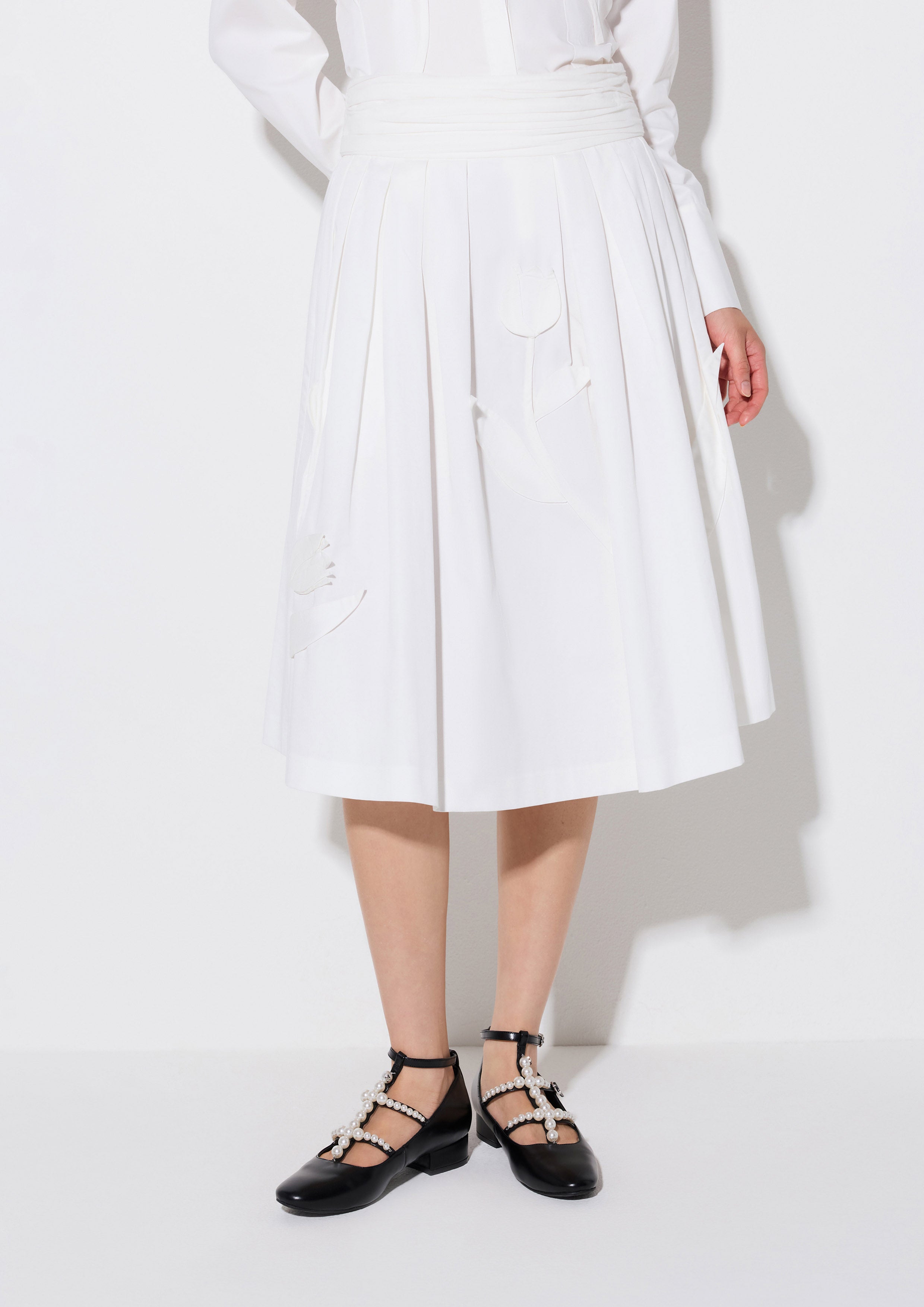 กระโปรงคลุมเข่าพลีท คอลเลกชัน Weekender