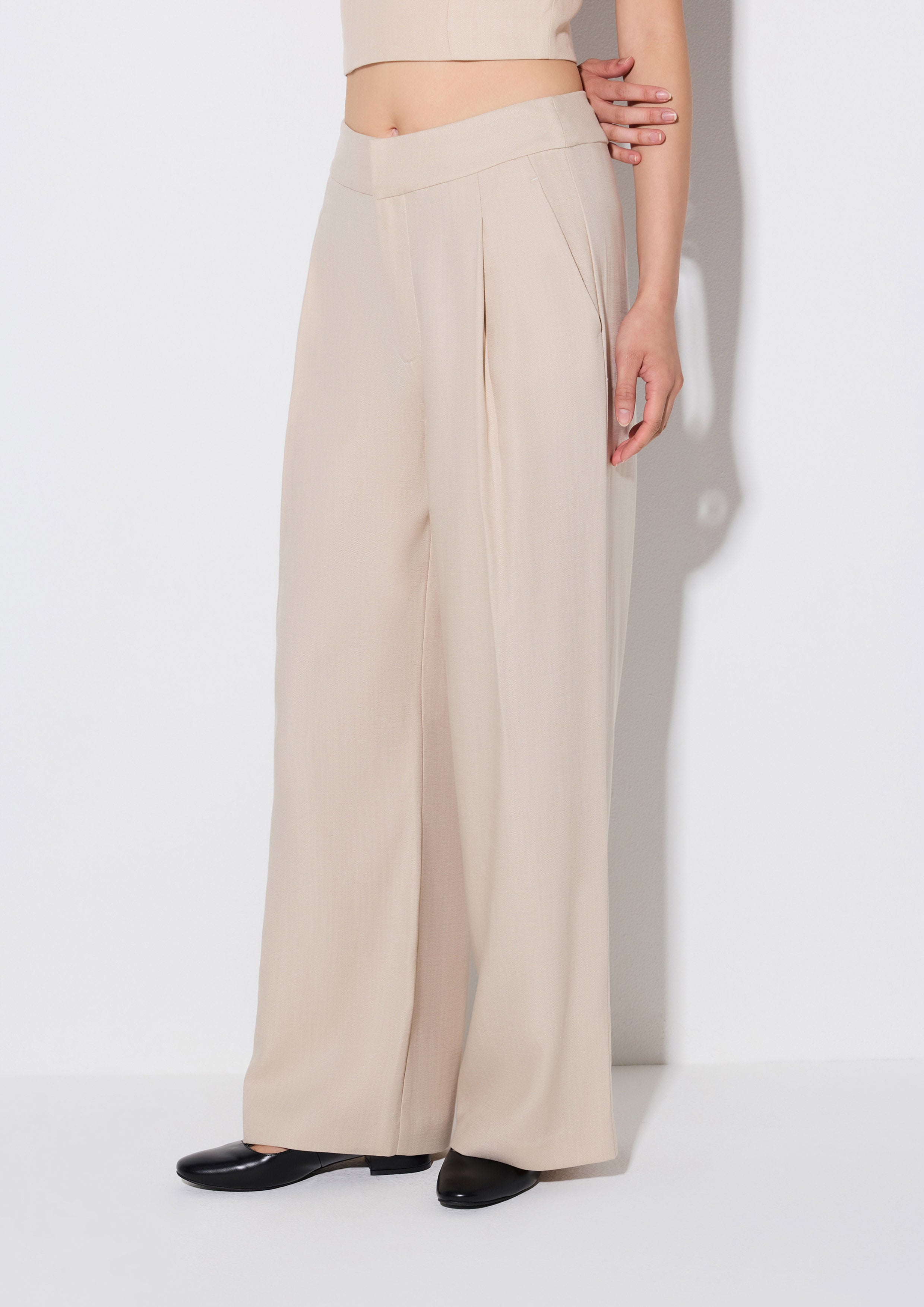 กางเกงขายาวเอวสูงทรงขากว้าง คอลเลกชัน Weekender