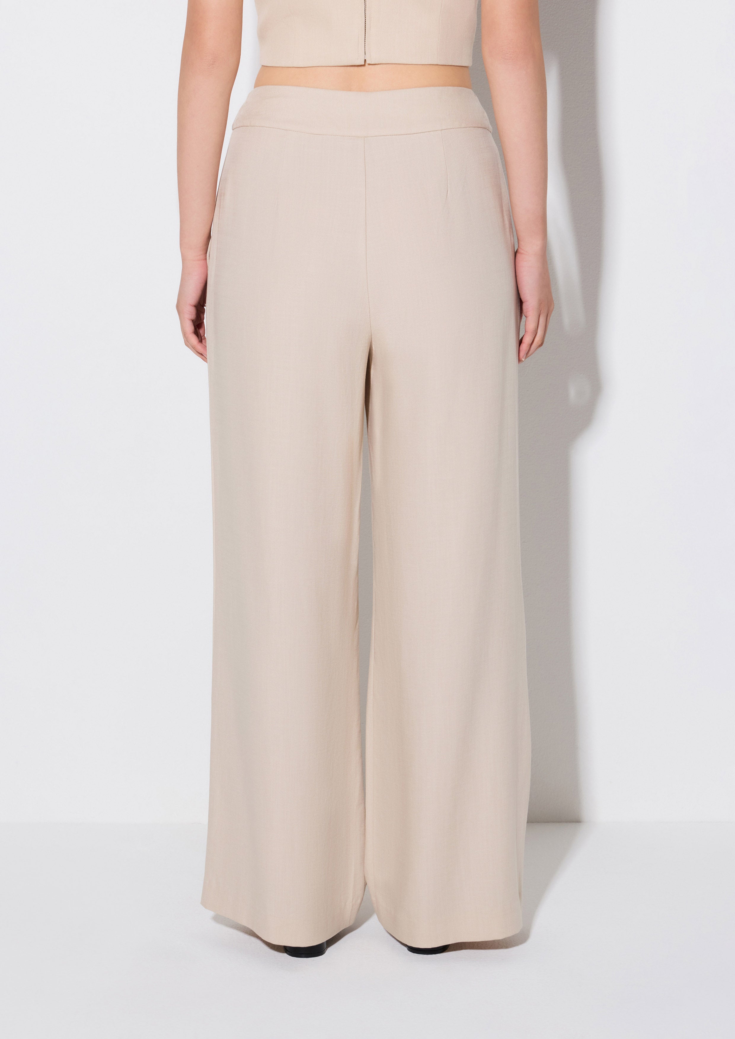 กางเกงขายาวเอวสูงทรงขากว้าง คอลเลกชัน Weekender