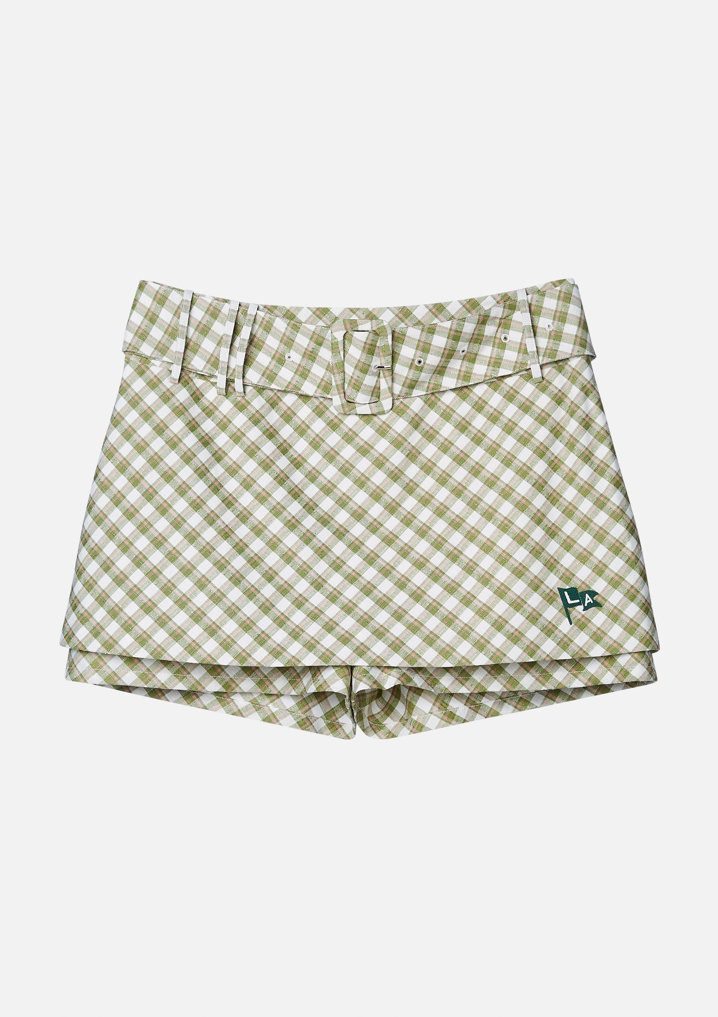 Checkered Mini Skort Camp Diary
