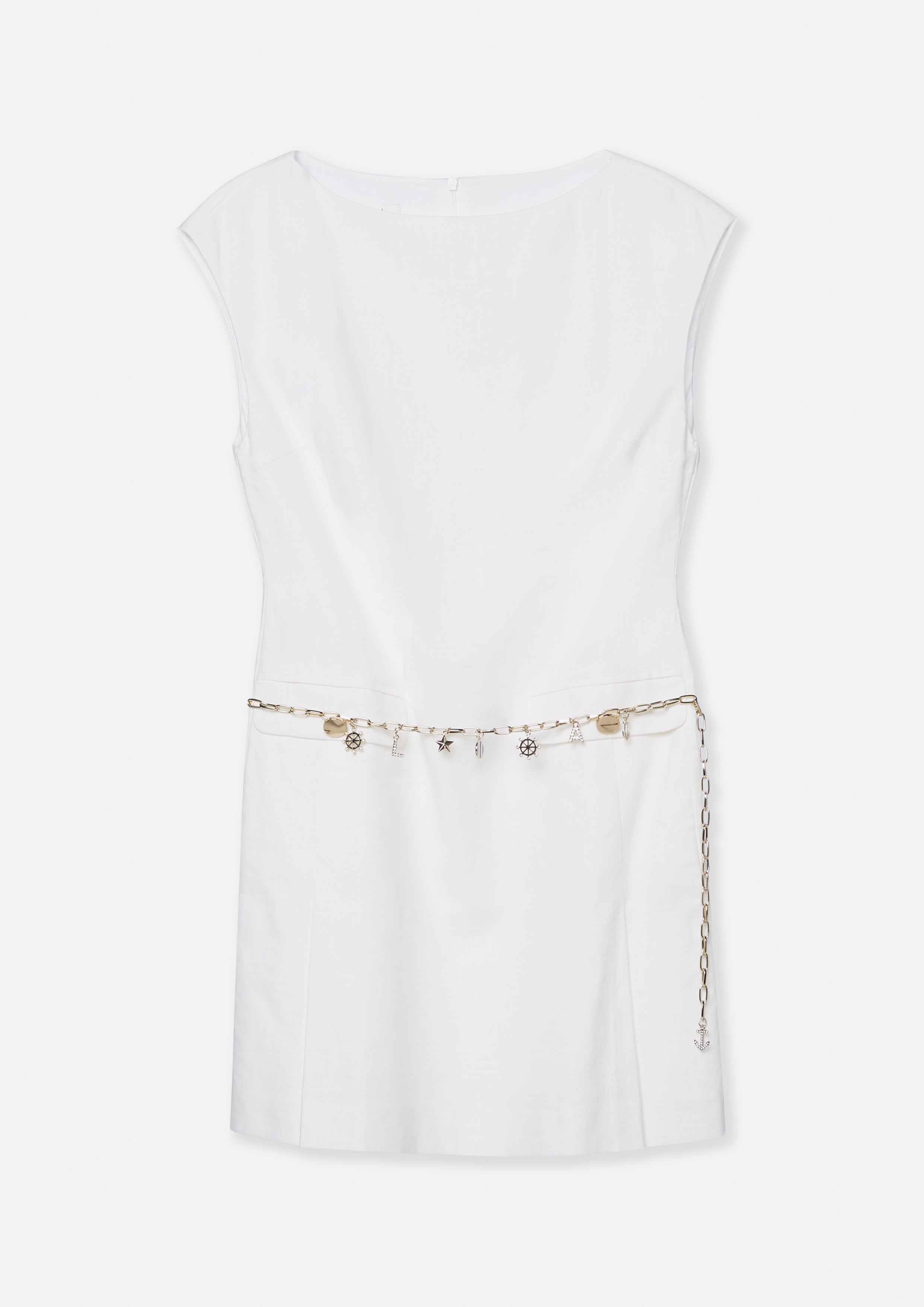 Create Your Signature Look with Sleeveless Mini Dress With Chain Belt Califonia Yacht Club | Lyn around Online Store Create Your Signature Look with Sleeveless Mini Dress With Chain Belt Califonia Yacht Club | Lyn around Online Store